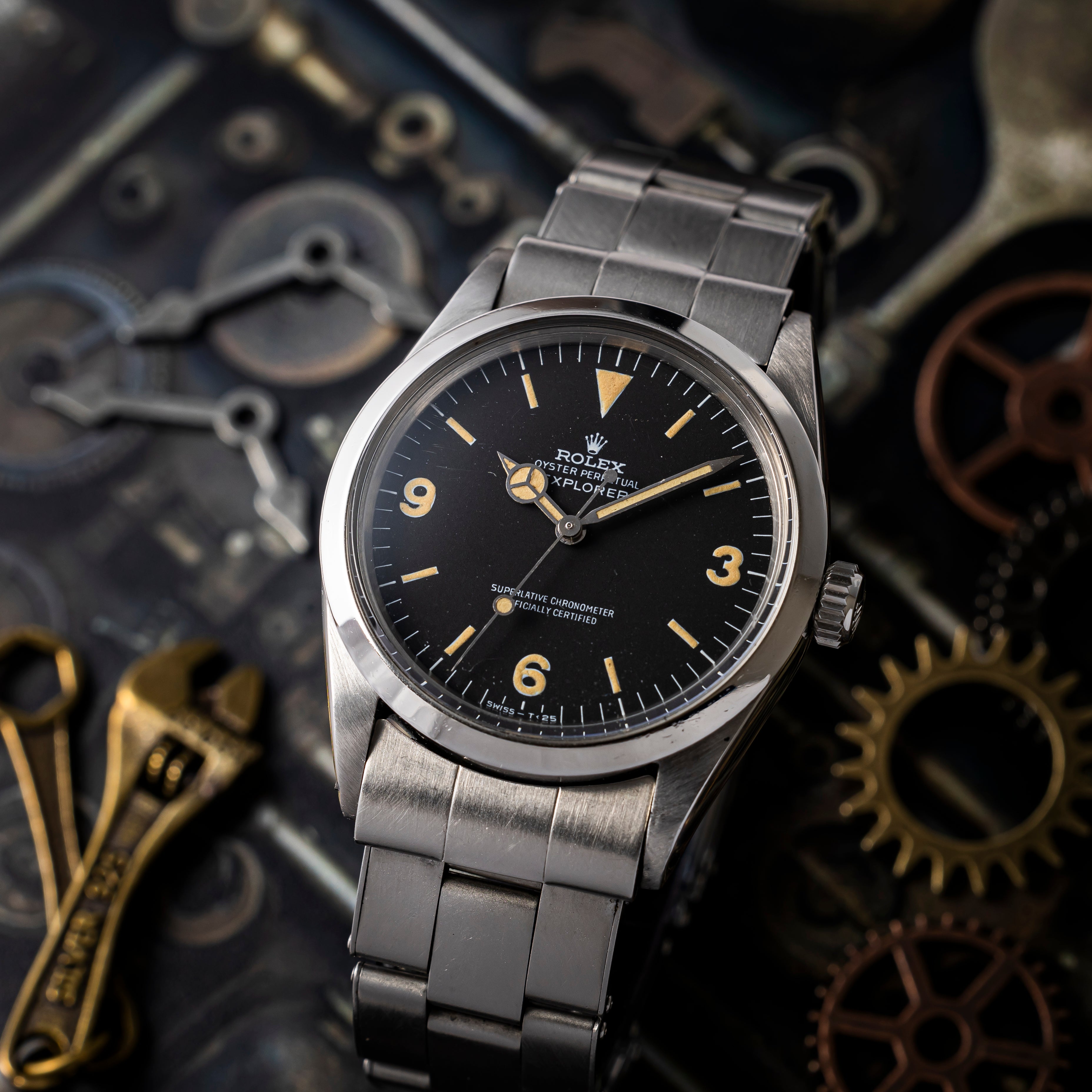 ロレックス エクスプローラー Ⅰ 1967年製 フロッグフット Ref.1016