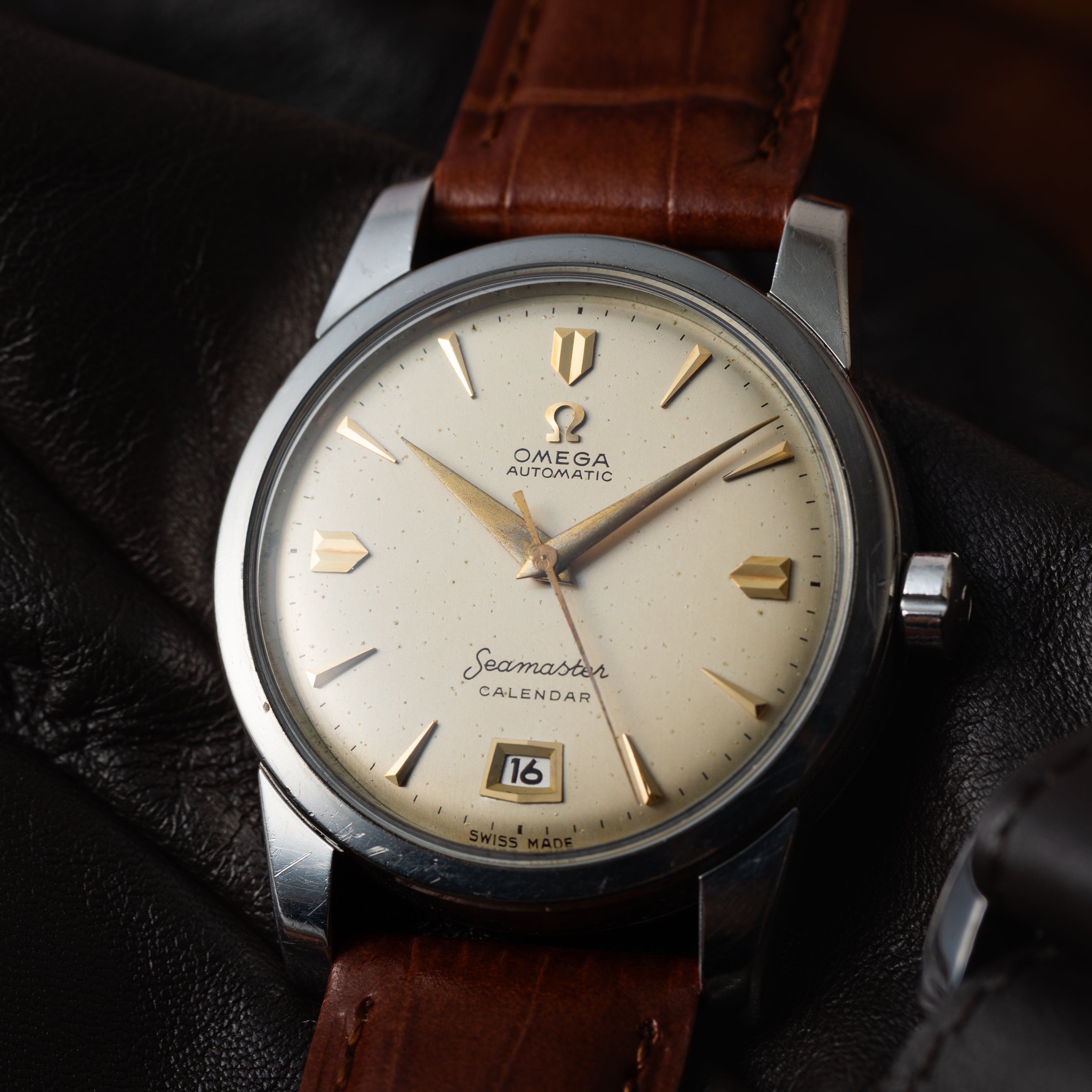 オメガ シーマスター カレンダー  1954年製 ハーフローター Cal.355 Ref.2757-3