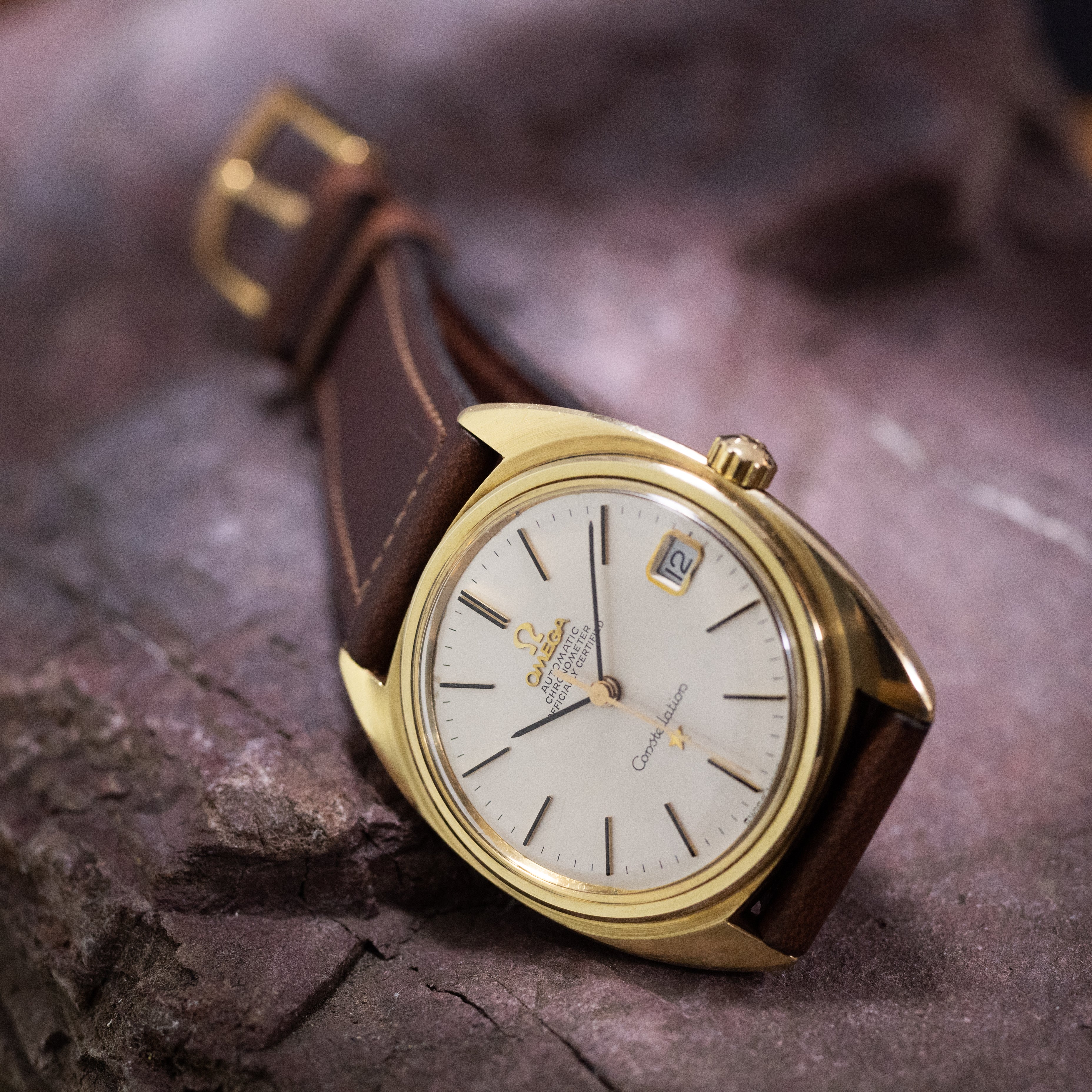 オメガコンステレーション Cライン ジェンタ 金張り 1966年製