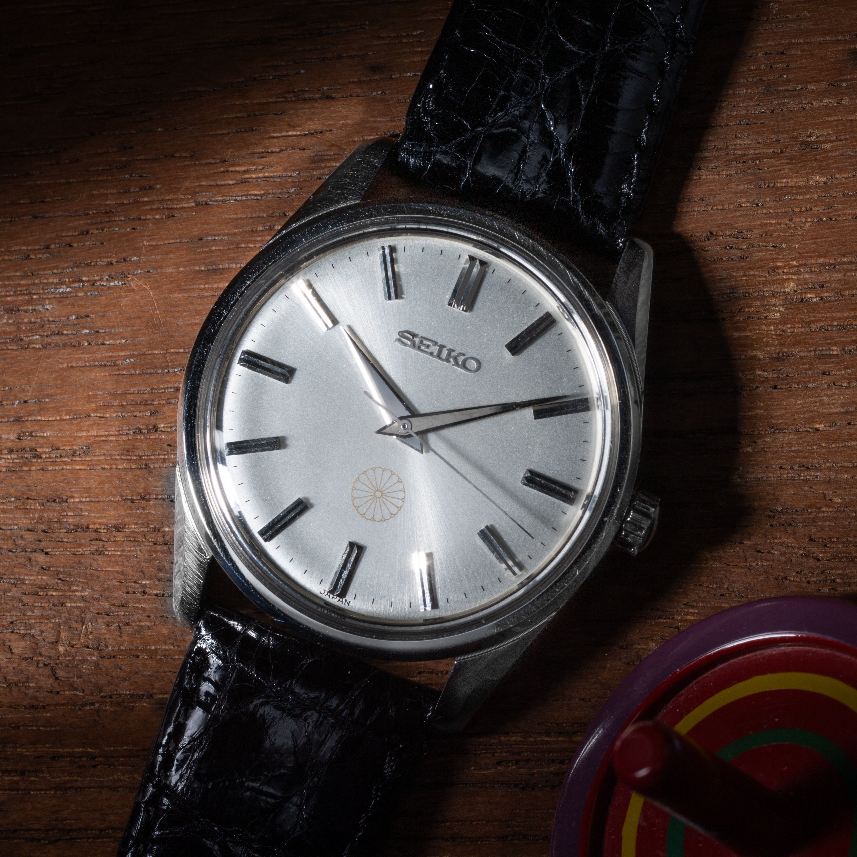 セイコー  菊花紋章 ハイビート 1960年代後半製 Ref.5720-9990 純正尾錠付き