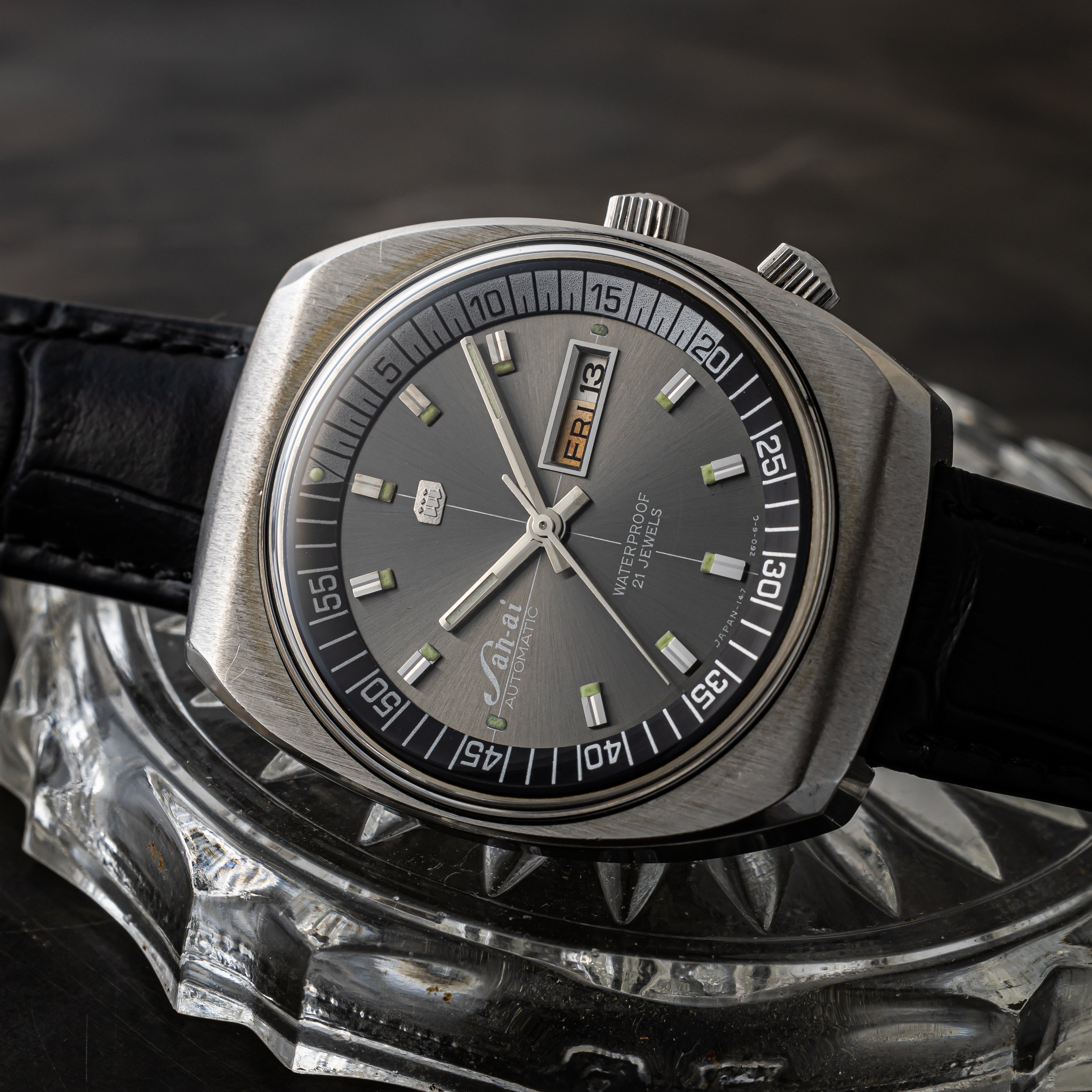 リコー San-ai インナー回転ベゼル 1970年代製 Ref.4169 自動巻デイデイト