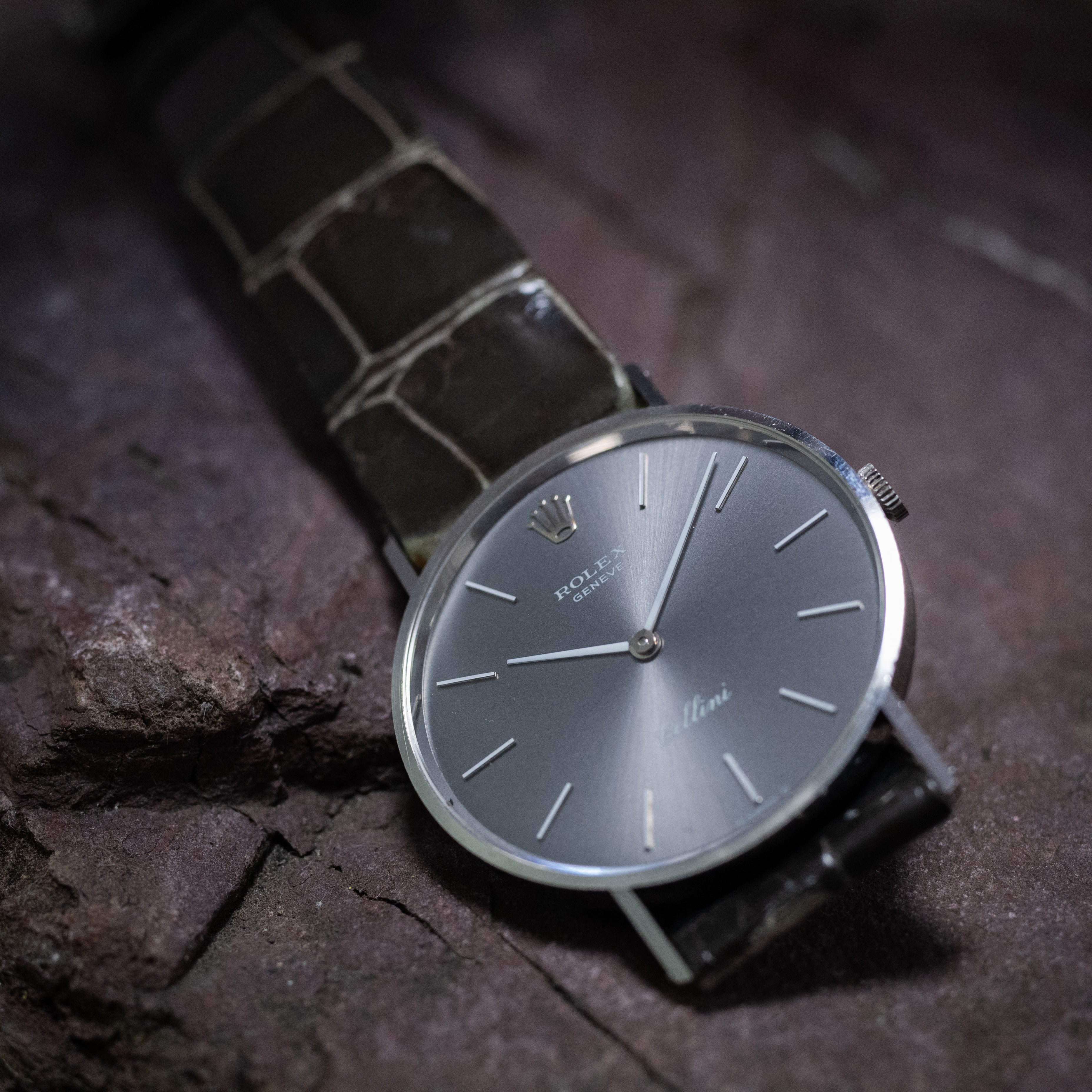 ロレックス チェリーニ 18KWG 1973年製 ギャラ付