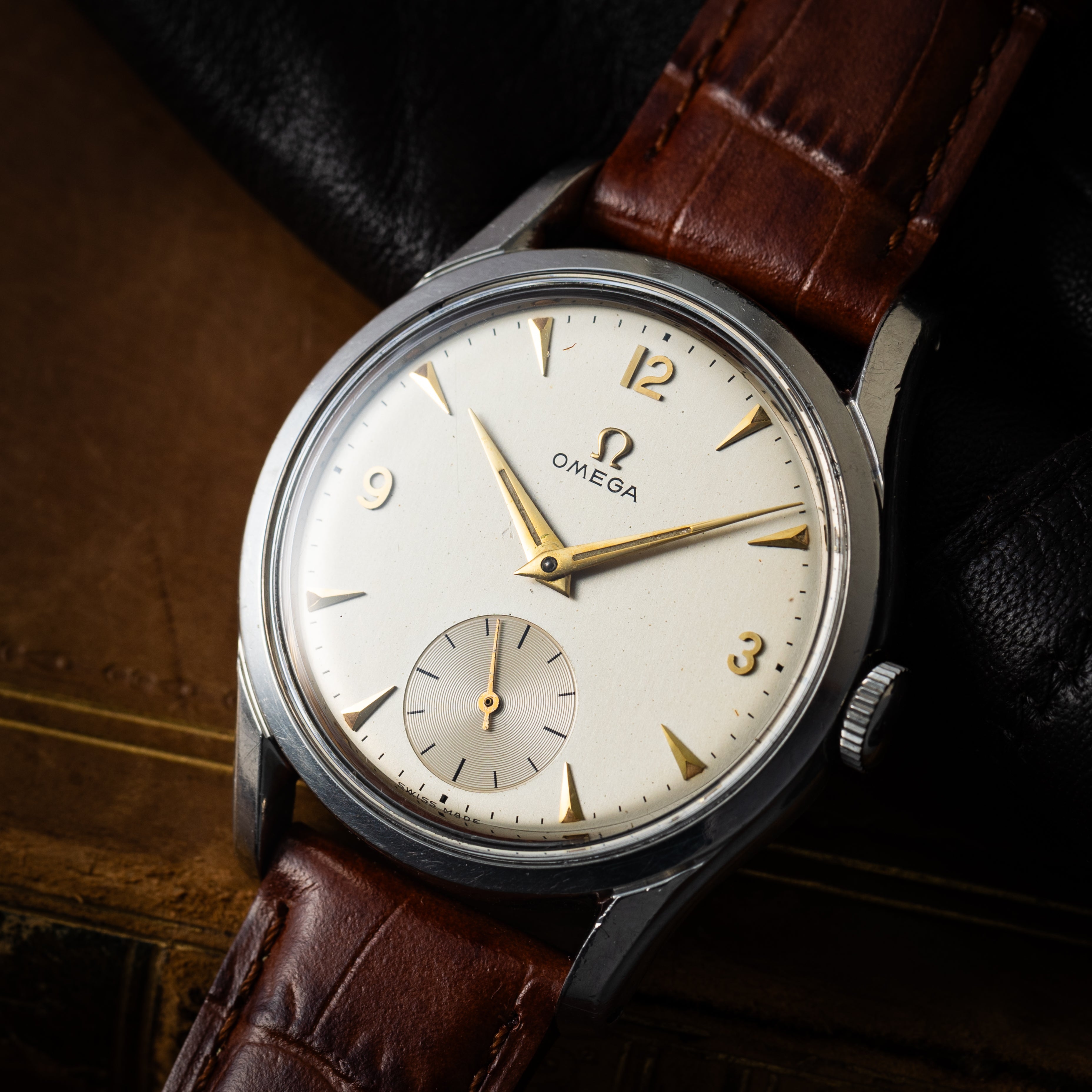 オメガ 30mmキャリバー 1952年製 飛びアラビア スモールセコンド