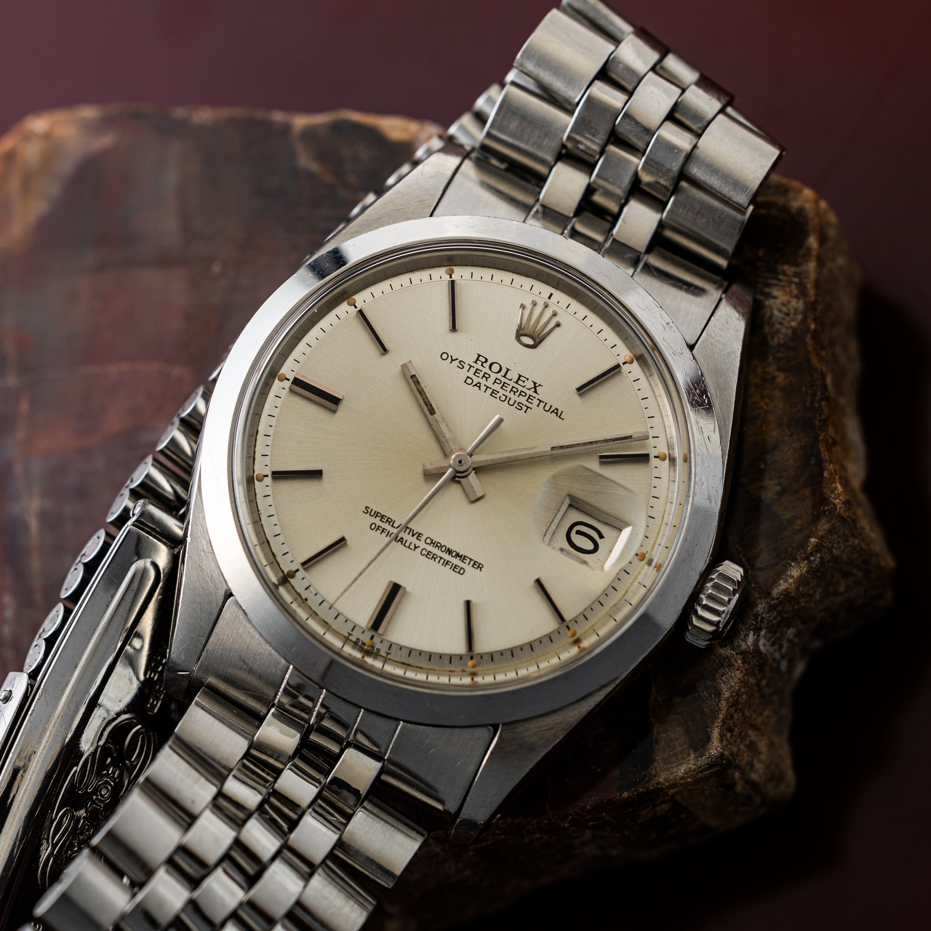 ロレックス デイトジャスト 1970年製/昭和45年製 Ref.1600 シルバーダイヤル 純正ジュビリーブレス