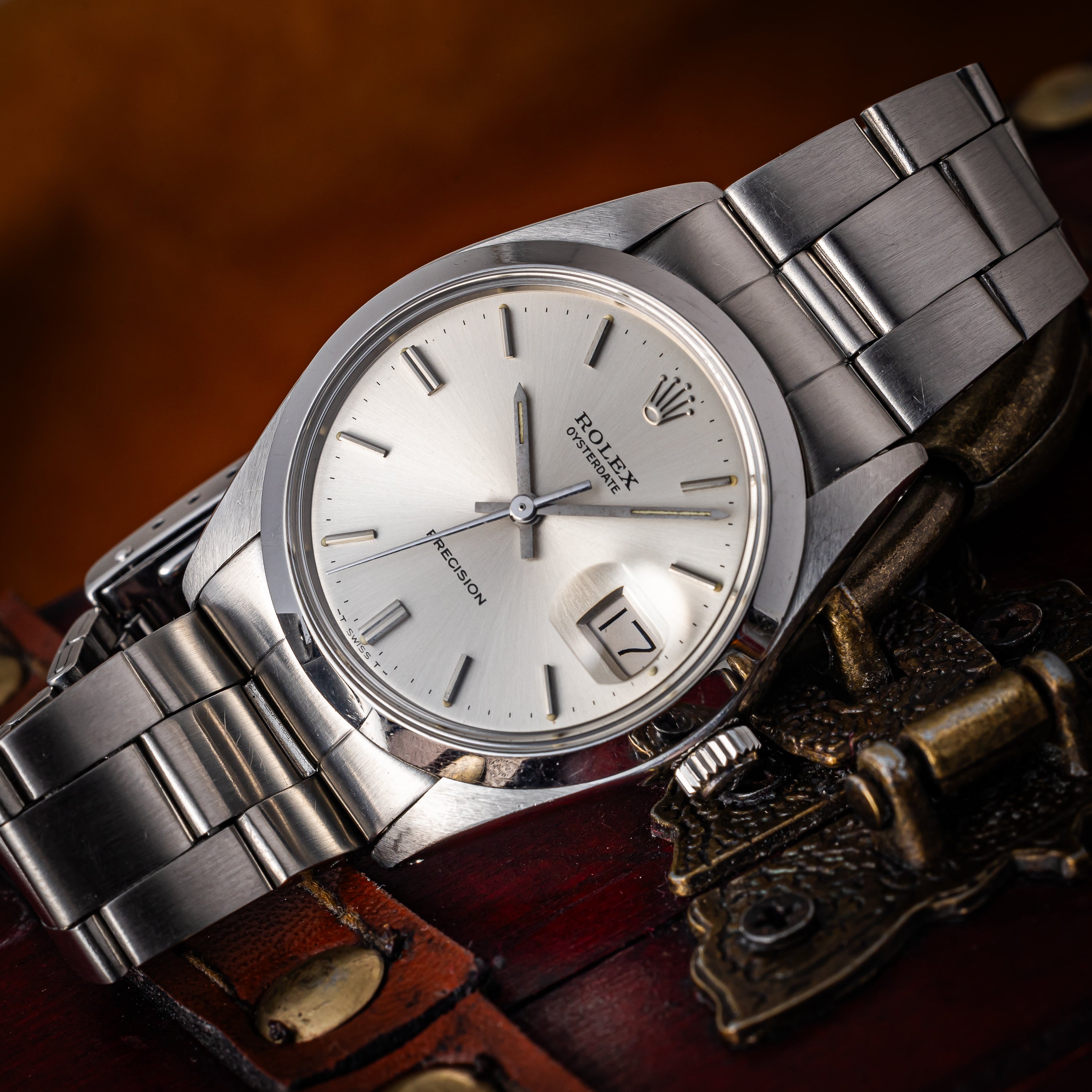 ロレックス オイスターデイト 1972年製 Ref.6694 シルバーダイヤル 手巻きモデル