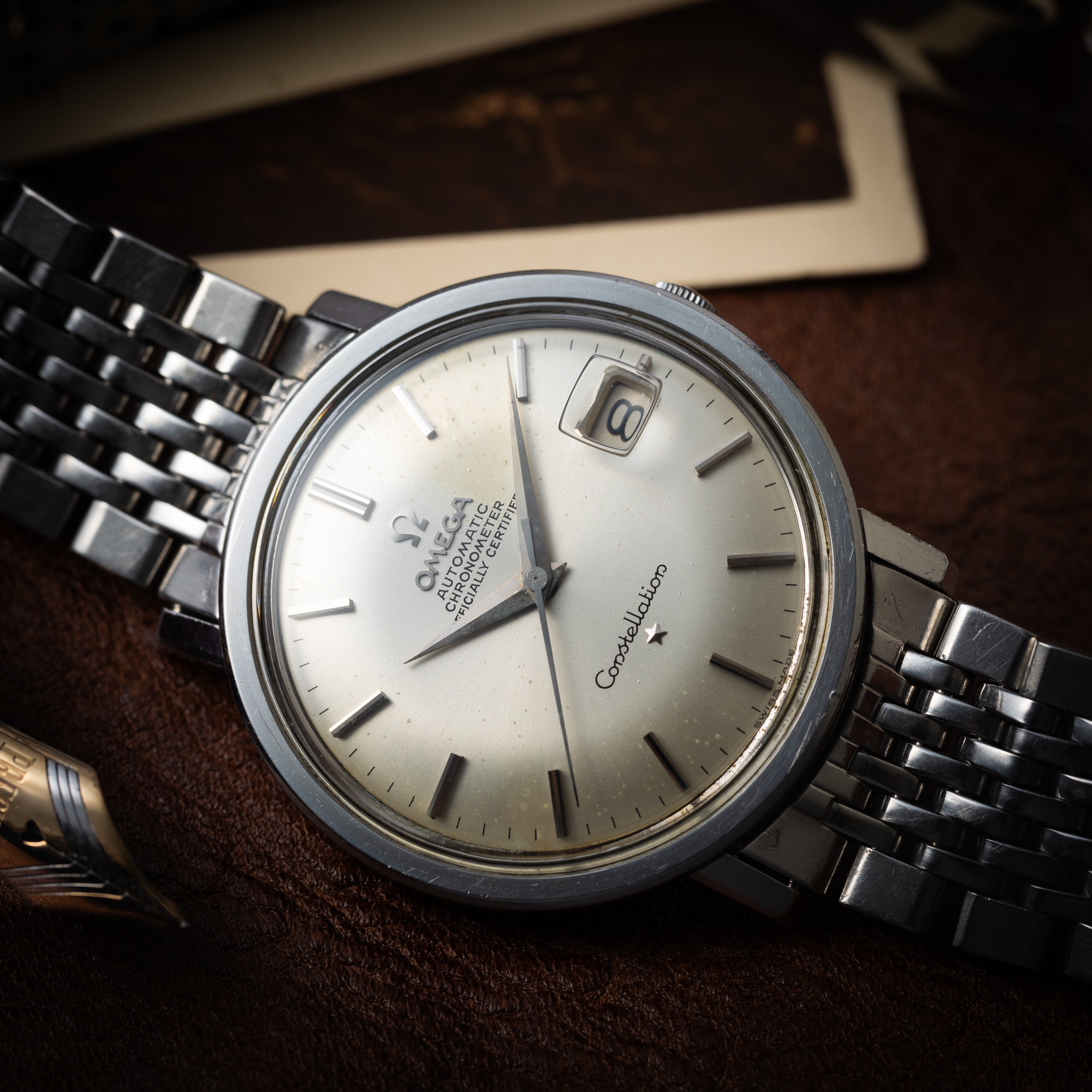 オメガ コンステレーション ラウンドケース 1966年製 Ref.168.004 純正ブレス クロノメーター