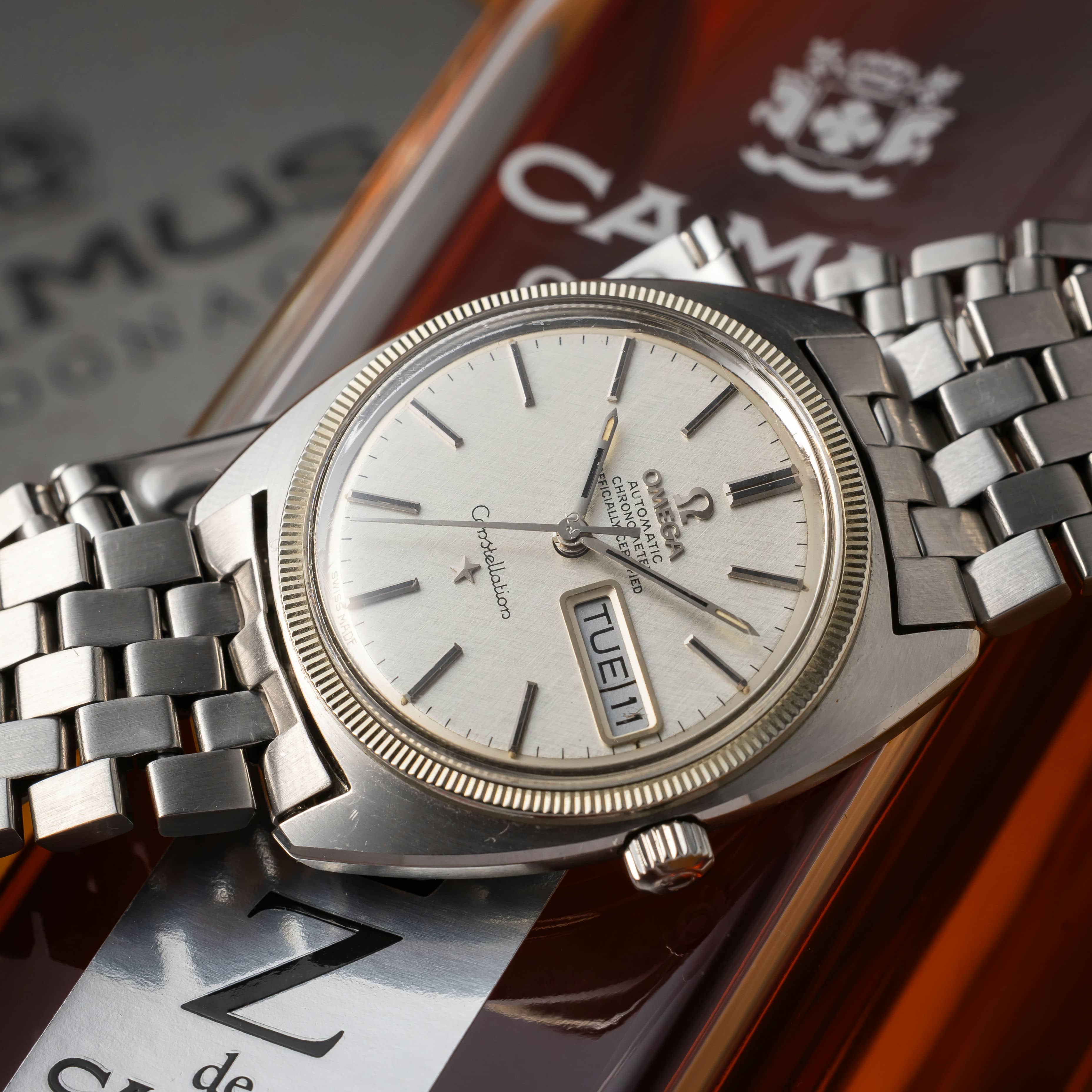 オメガ コンステレーション 1969年製 Ref.168.029 リネンシルバーダイヤル