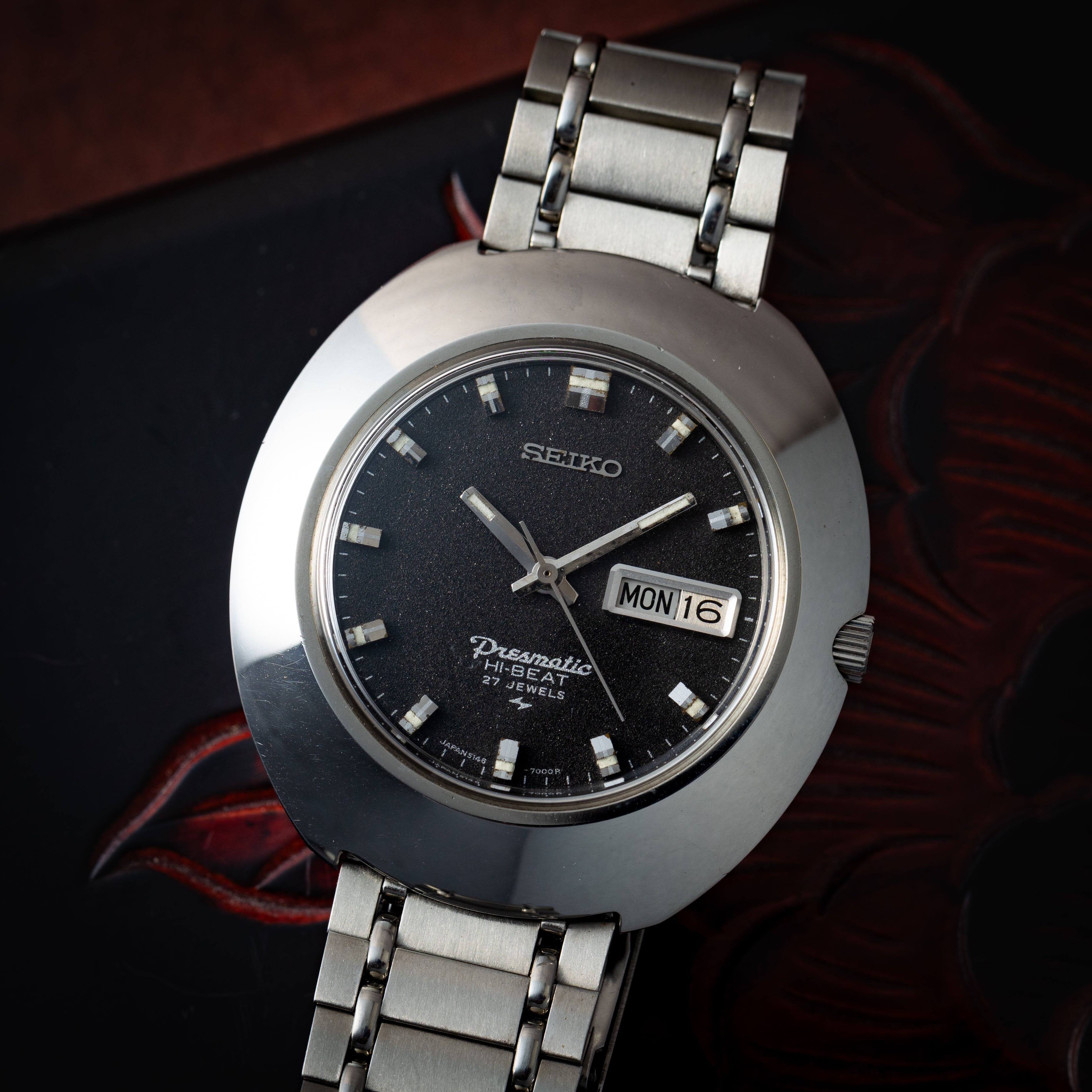 セイコー プレスマチック 1969年製 Ref.5146-7000 箱、タグ付き