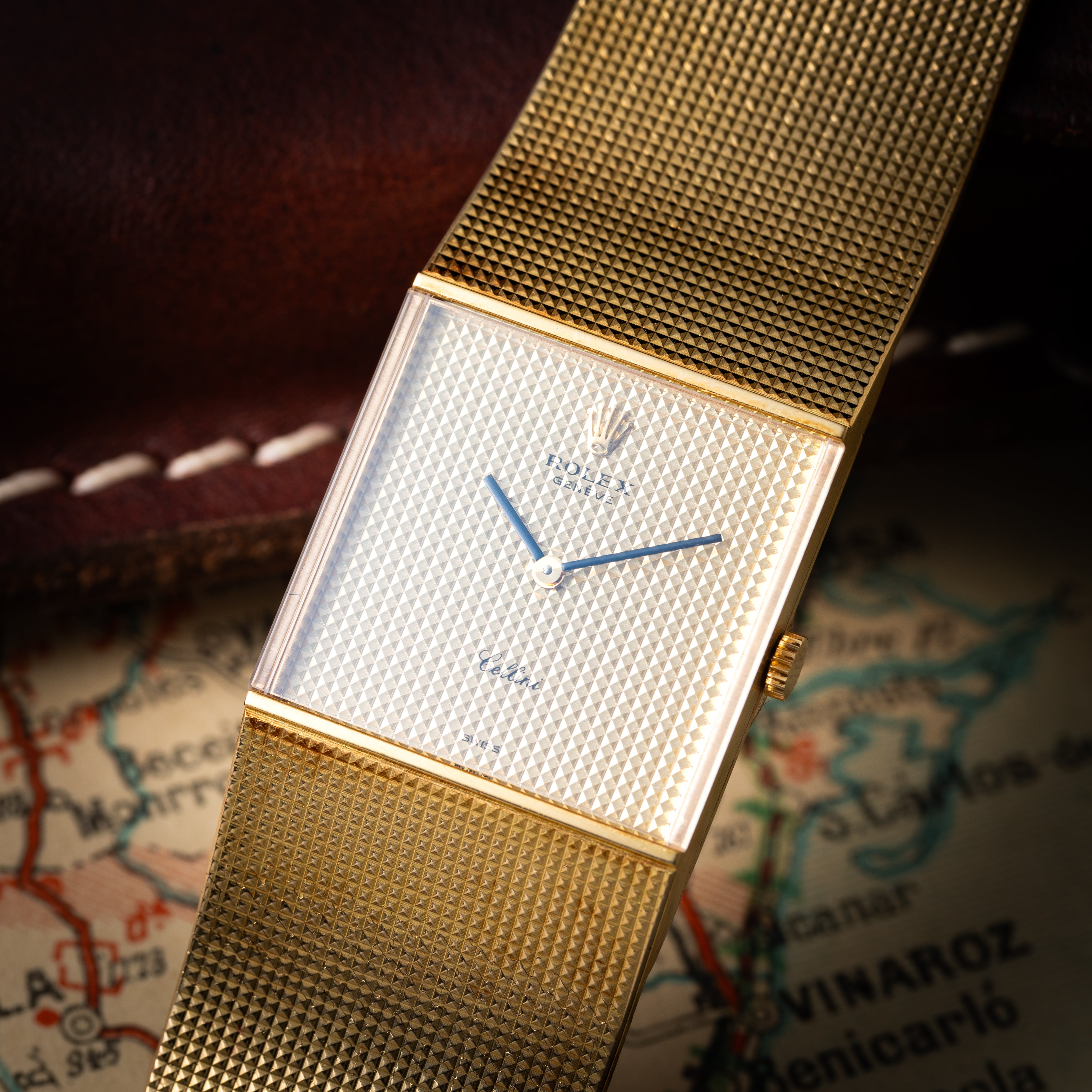 ロレックス チェリーニ ピラミッド 18金無垢 1981年製 スクエアケース Ref.4312 ギャラ、タグ付き