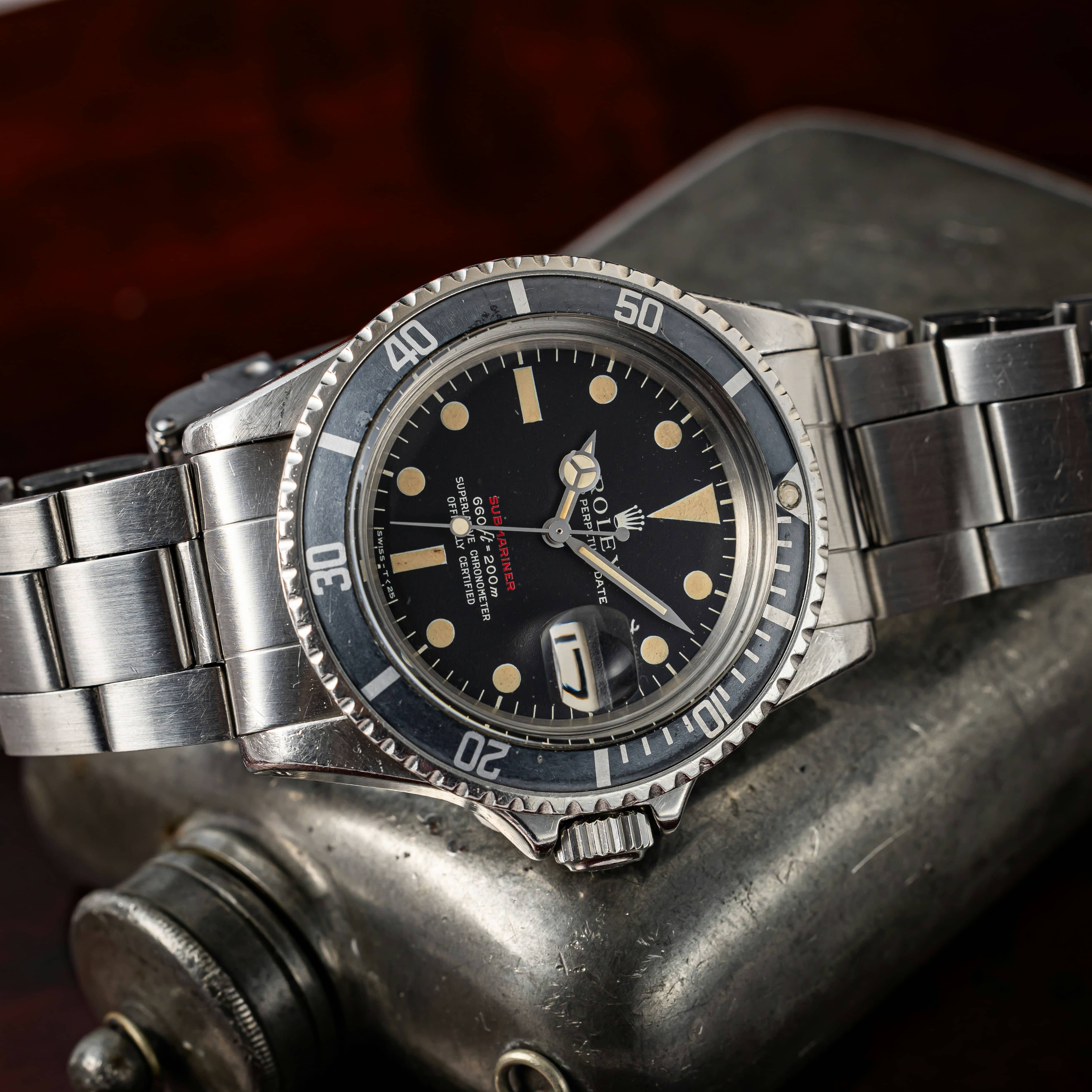 ロレックス サブマリーナ 赤サブ 1971年製 Ref.1680 Mark4ダイヤル