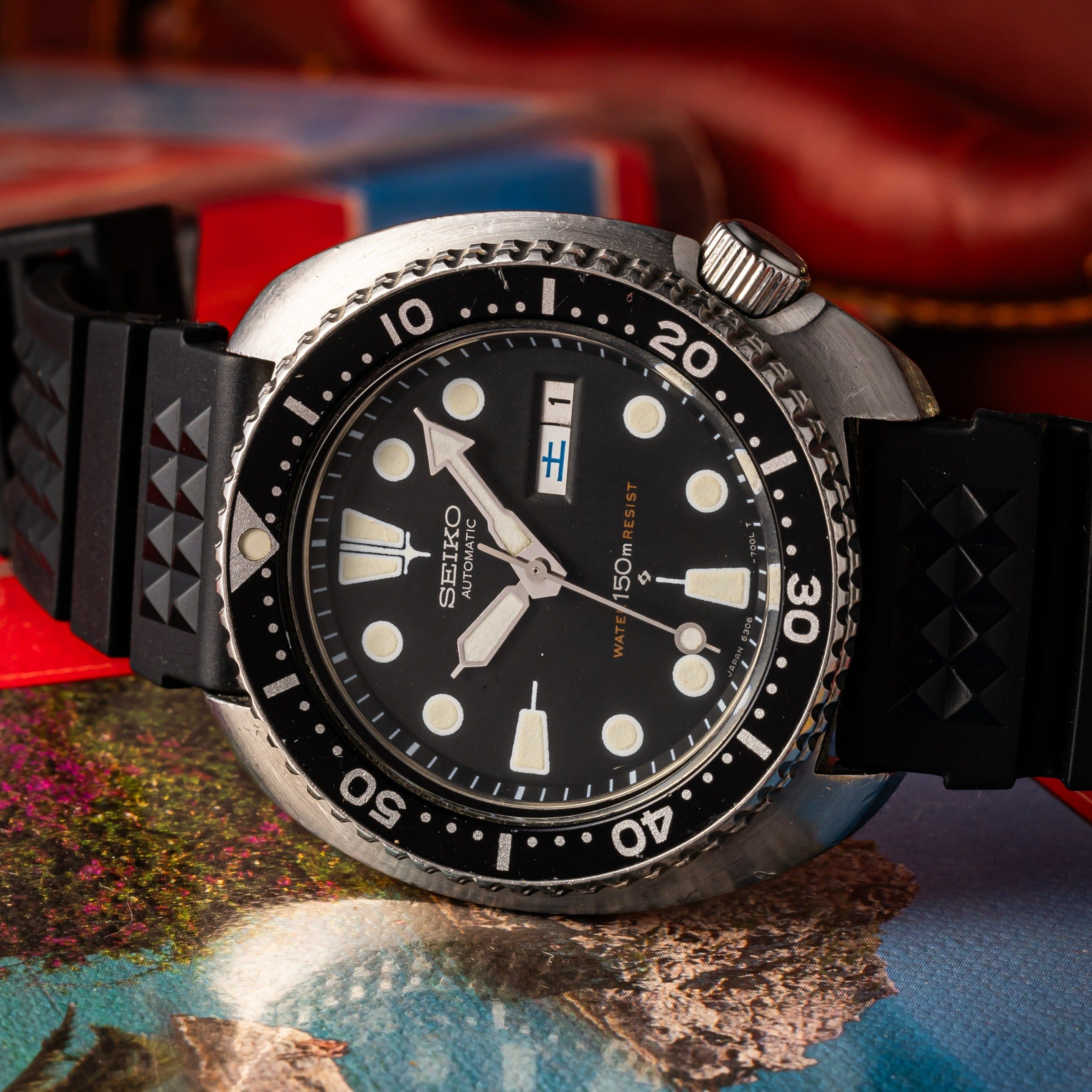 セイコー サードダイバー 国内仕様 1978年製 Ref.6306-7001 純正尾錠付き