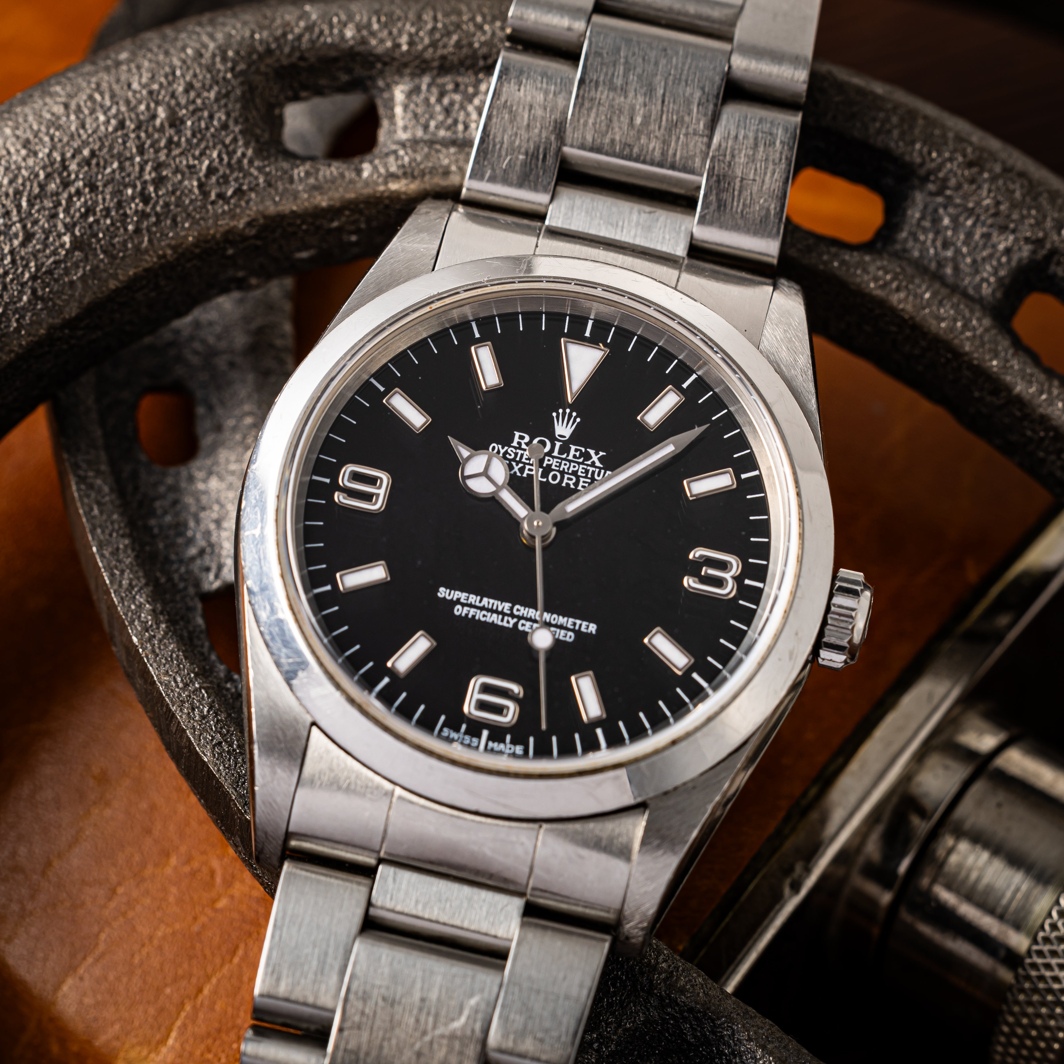 ロレックス エクスプローラー 2000年～2001年製 Ref.14270 箱、ギャラ付き