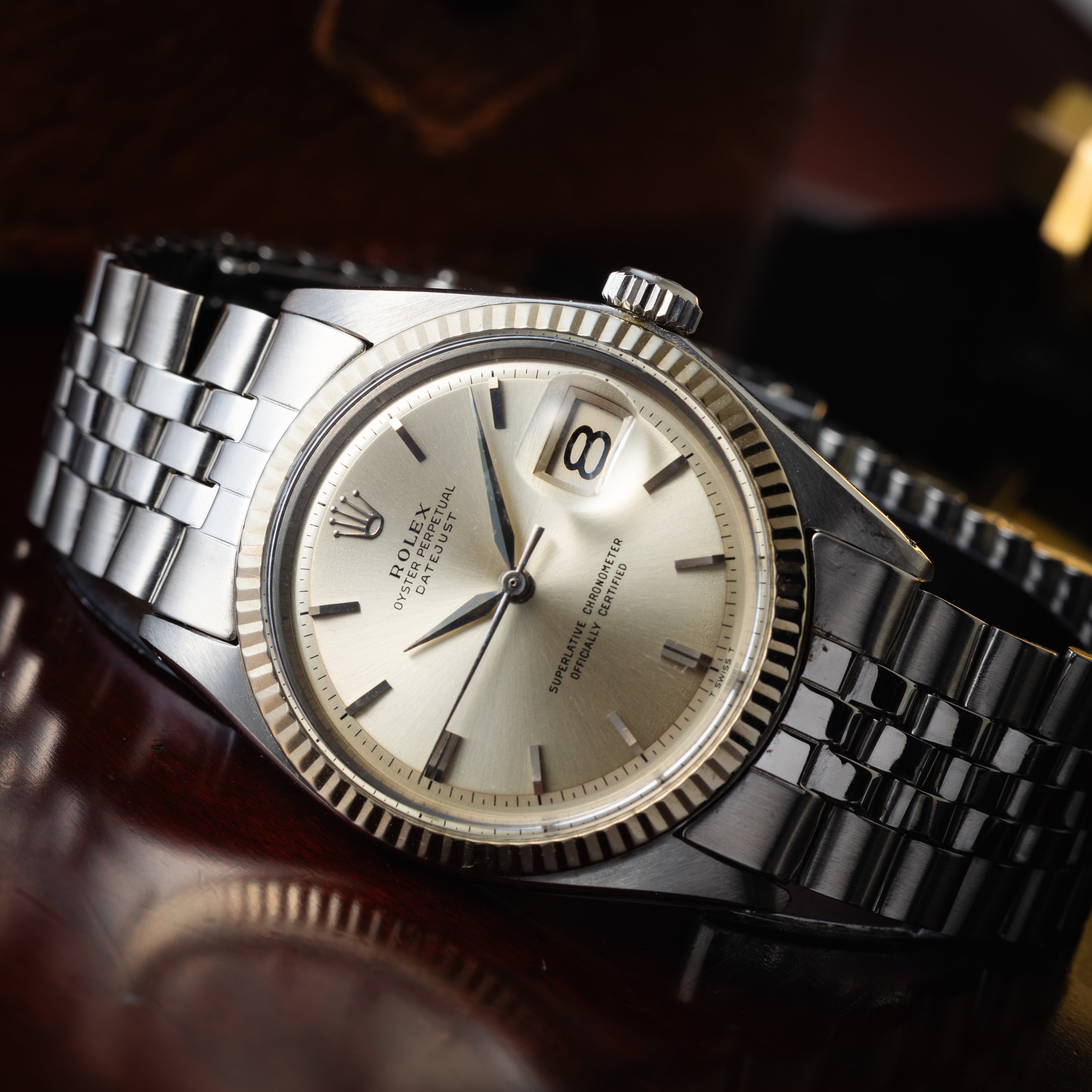 ロレックス デイトジャスト 1964年製 Ref.1601 シルバーダイヤル 剣針