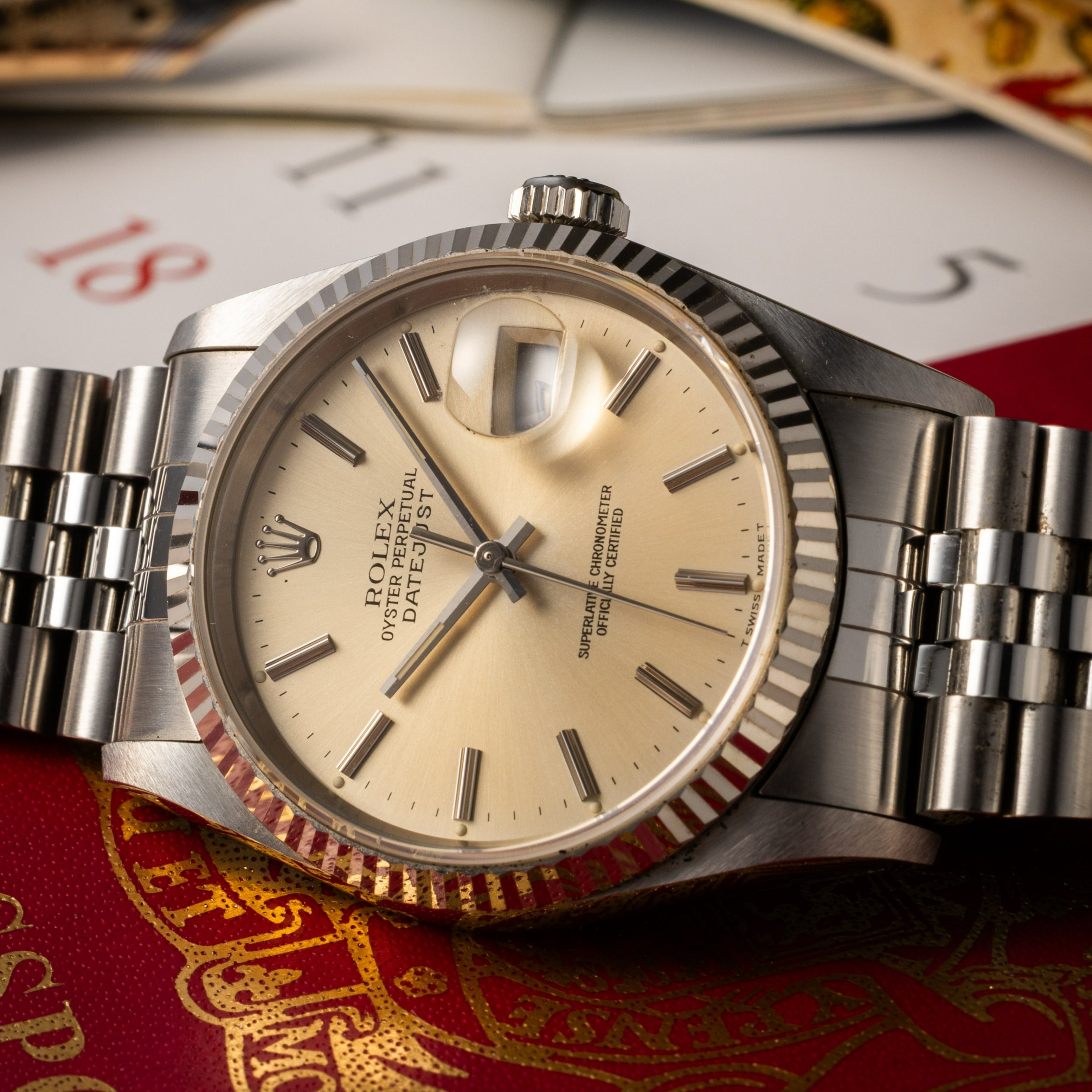 ロレックス デイトジャスト 1993年～1994年製 Ref.16234 パティーナダイヤル