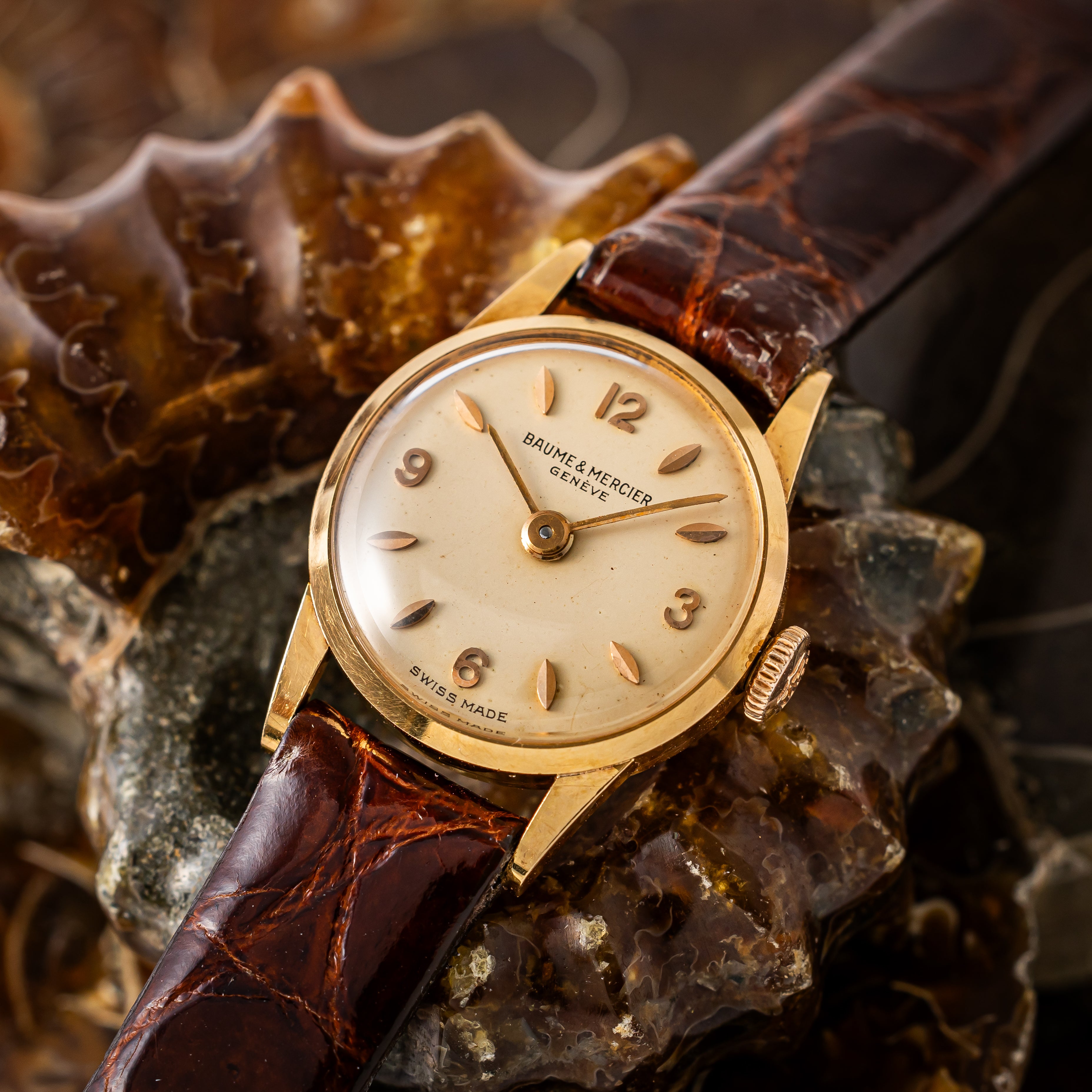 ボーム＆メルシエ レディース 18金無垢 1950年代製 手巻き Ref.36365 1