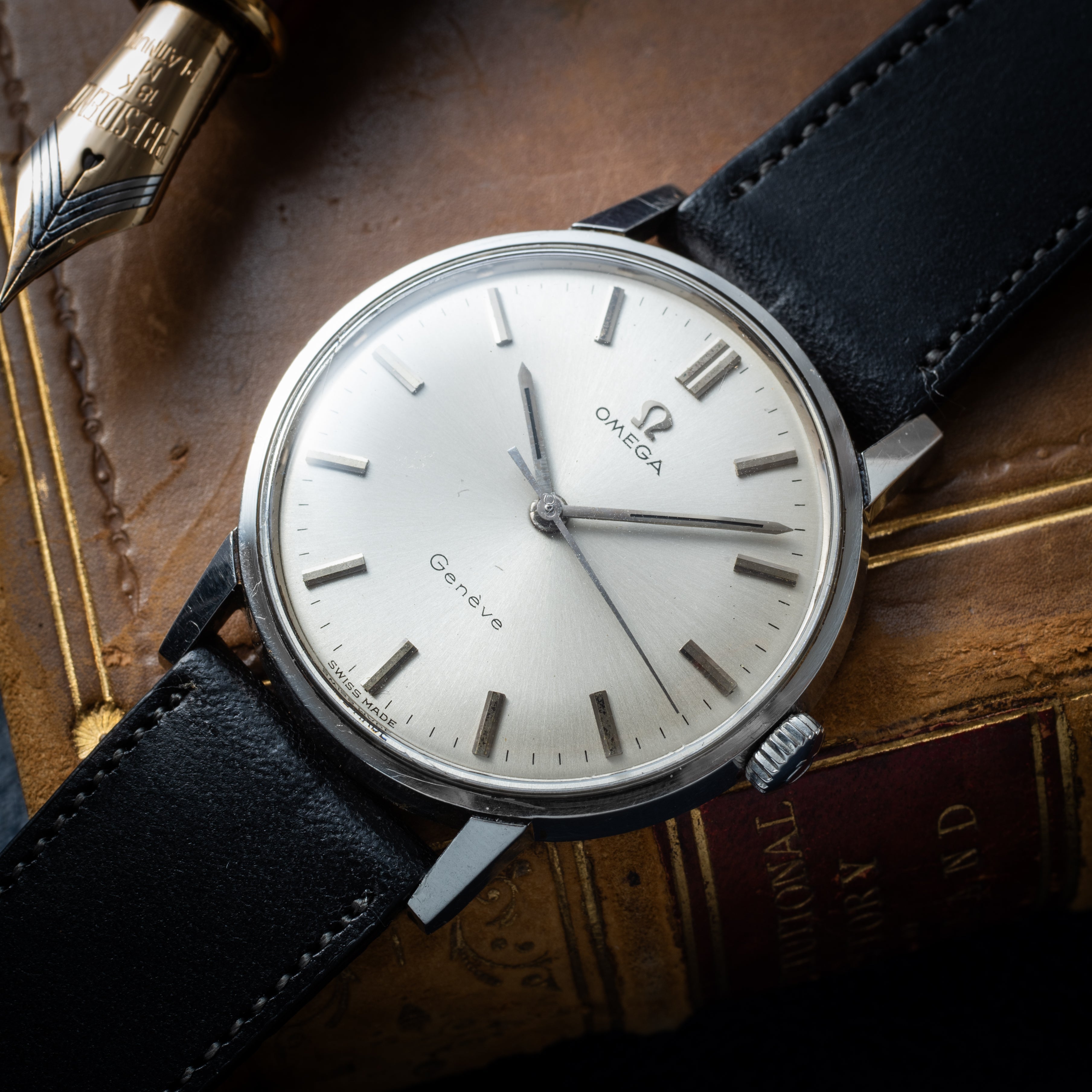 オメガ ジュネーブ 1967年製 手巻き ラウンドケース Ref.135.011 ノンデイト