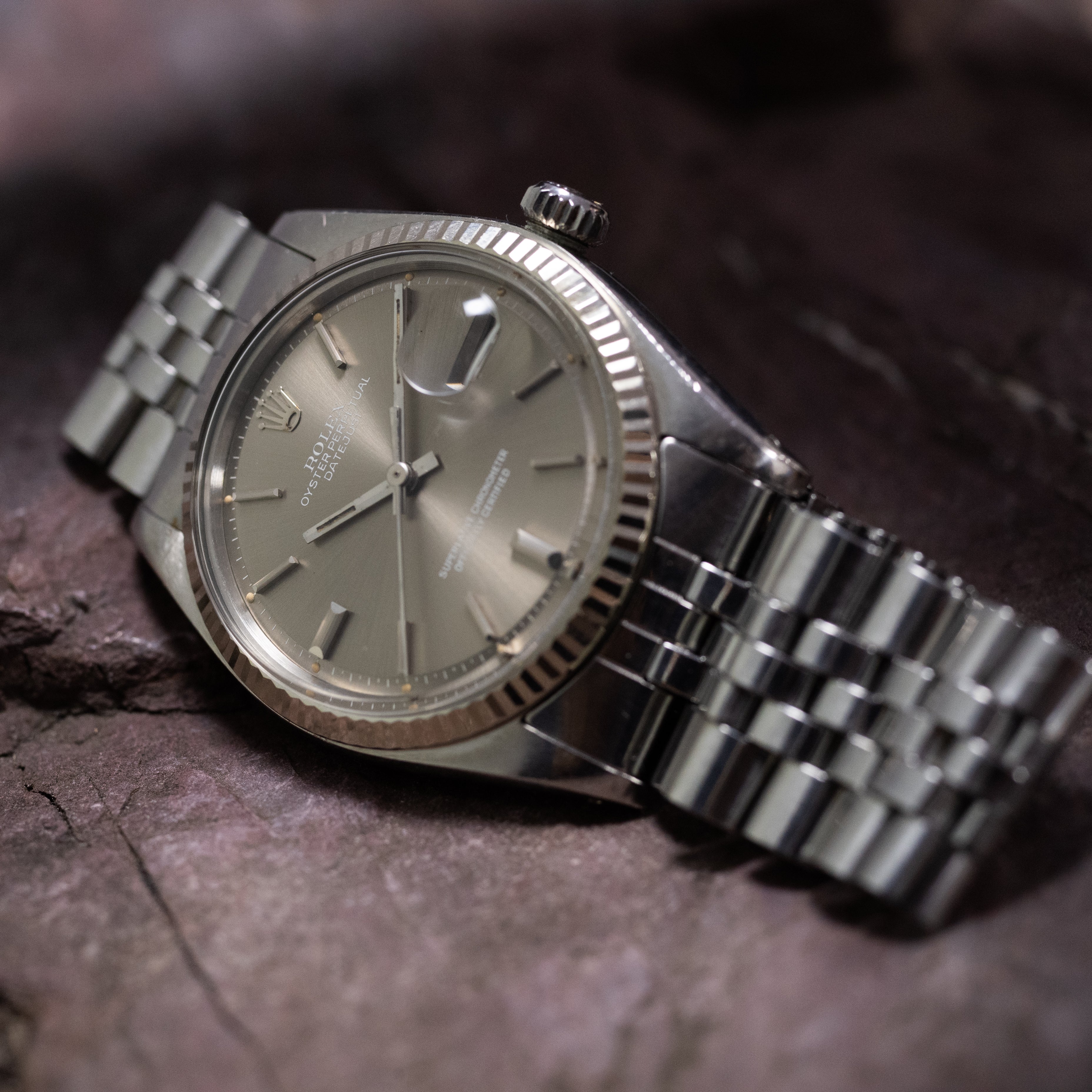 ロレックス デイトジャスト Ref.1601 グレーダイヤル 1972年製