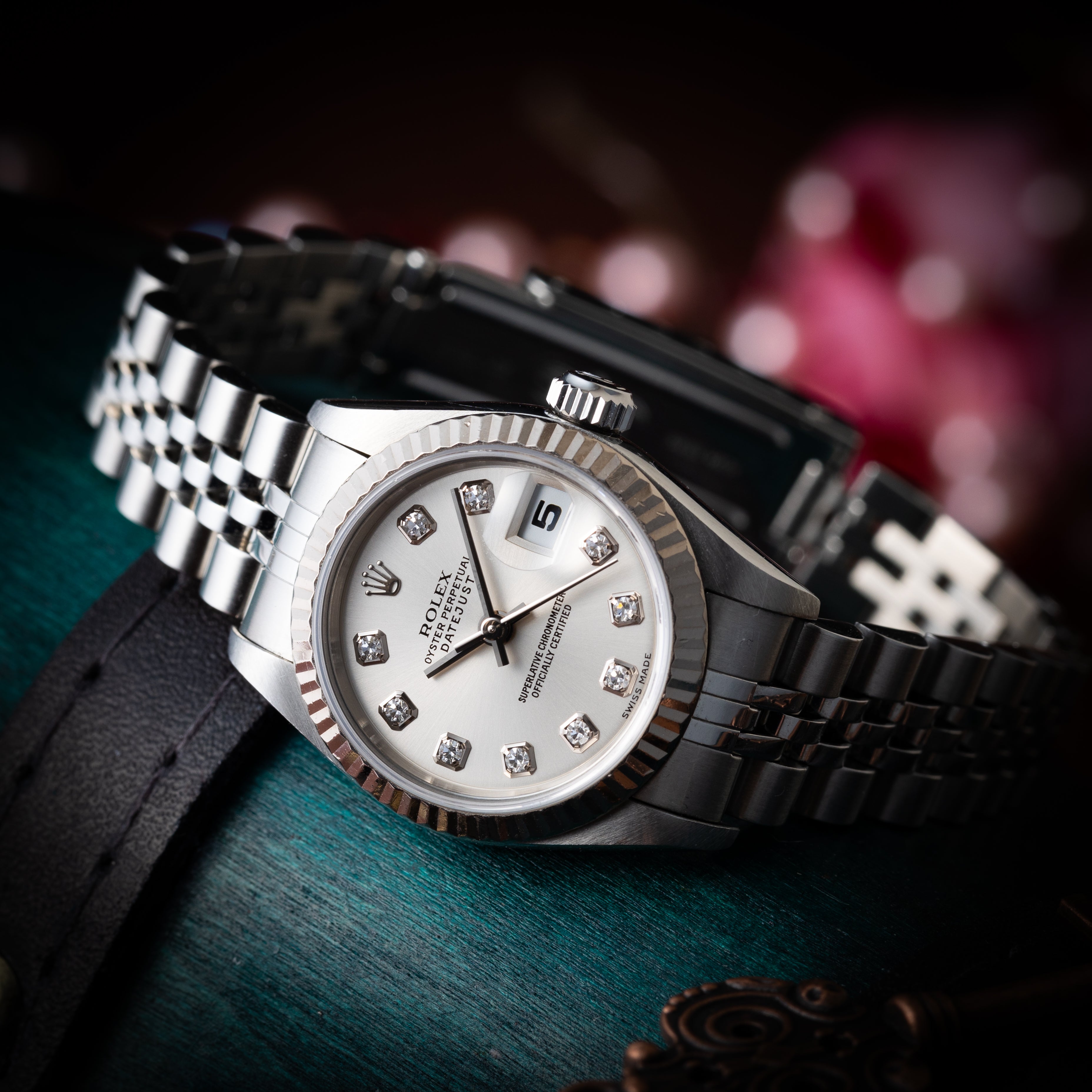 ロレックス デイトジャスト 10Pダイヤ レディース 2002年～2003年製 Ref.79174G ギャラ、タグ付き