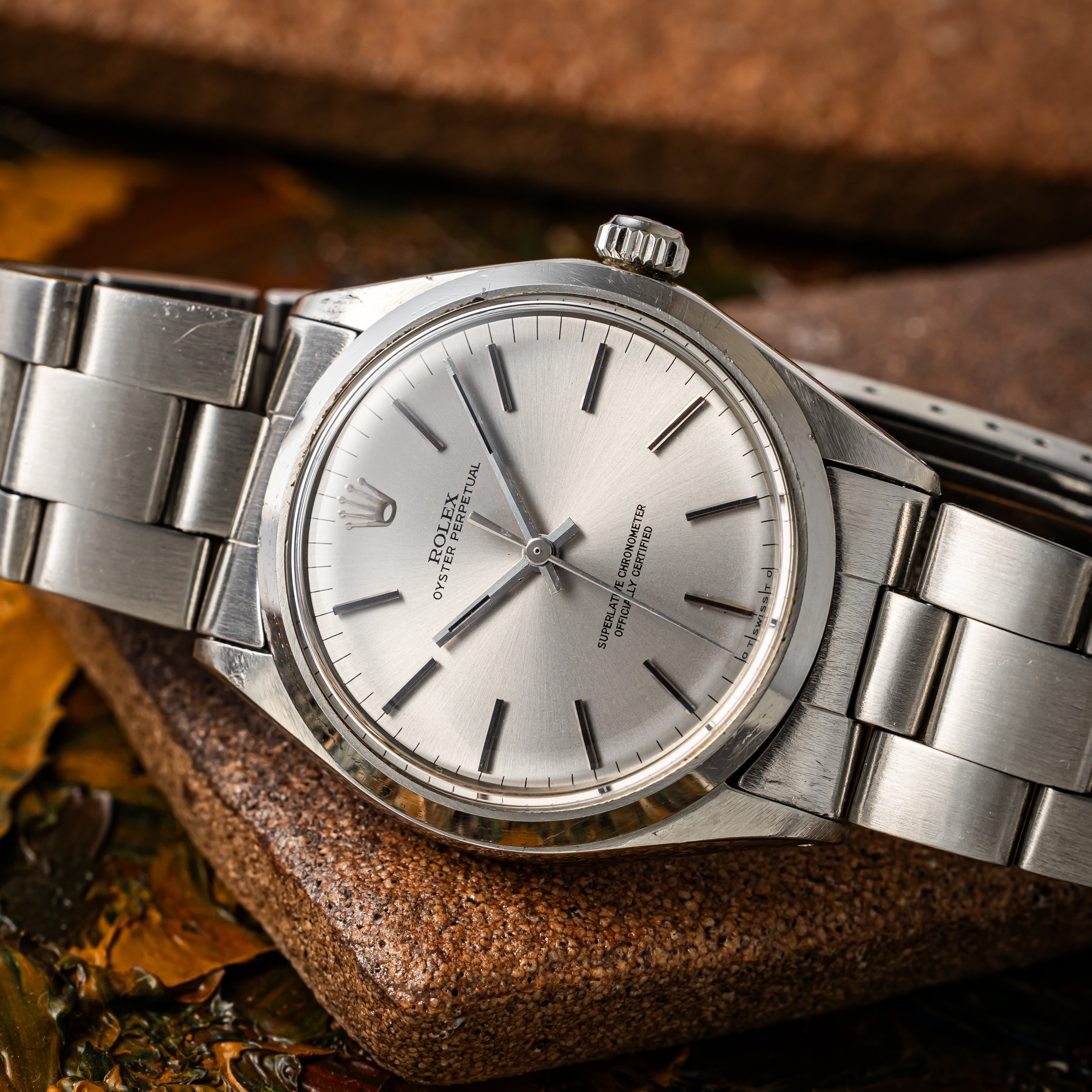 ロレックス オイスターパーペチュアル 1972年製 Ref.1002 ブレス付き