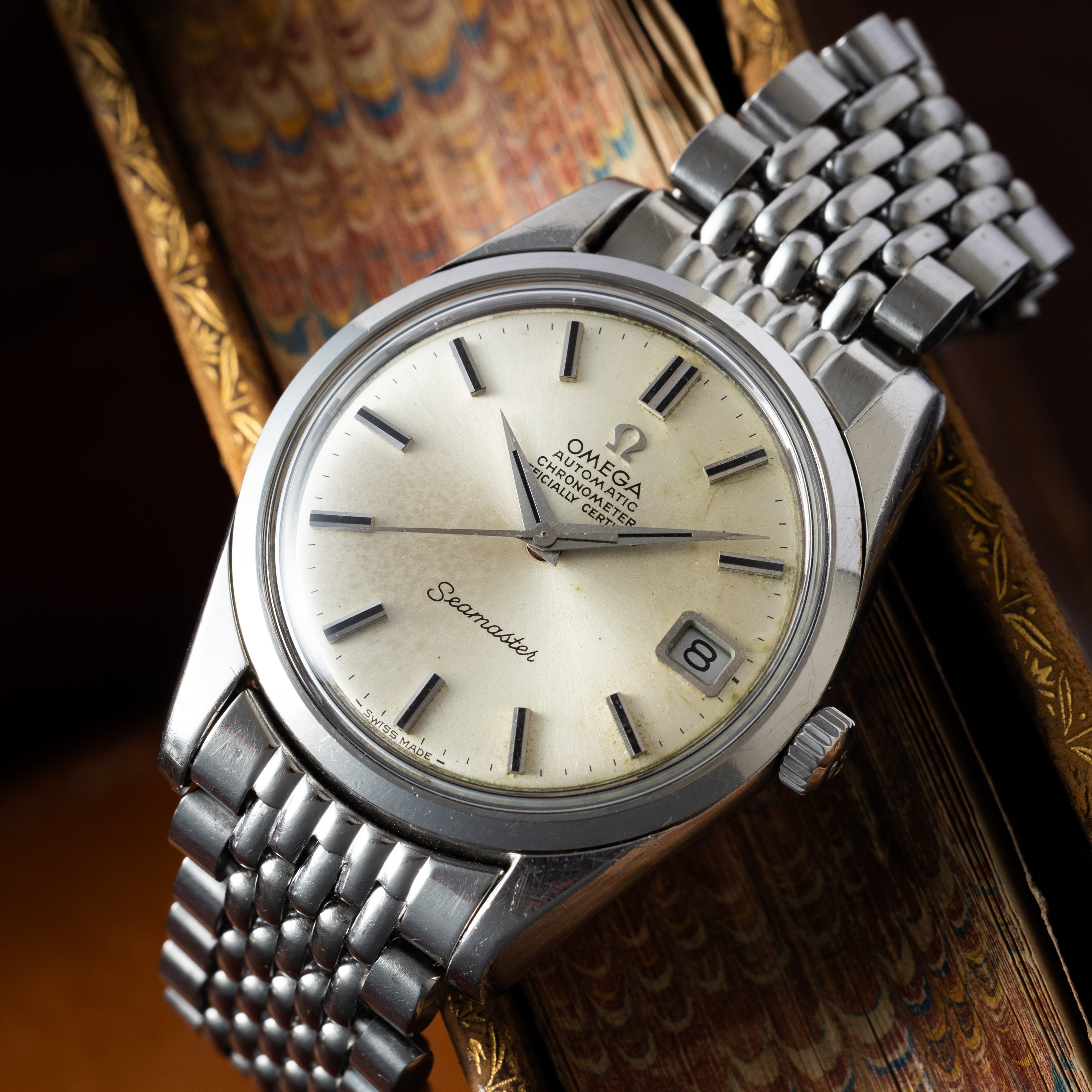 オメガ シーマスター クロノメーター 1969年製 Ref.166.010 SP ブレス付き