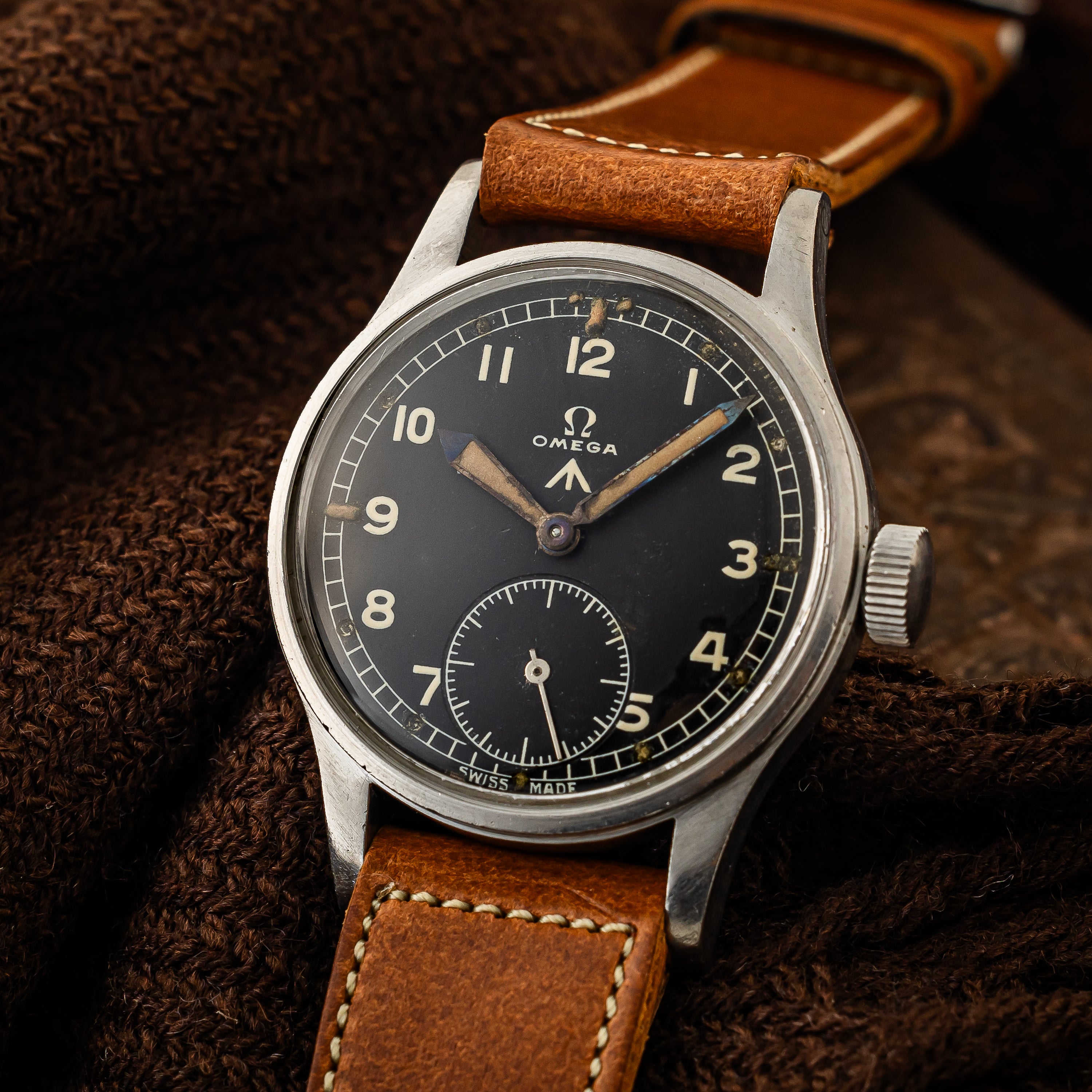 オメガ イギリス陸軍 W.W.W. ダーティーダース 1940年代製 手巻き Cal.30 T2