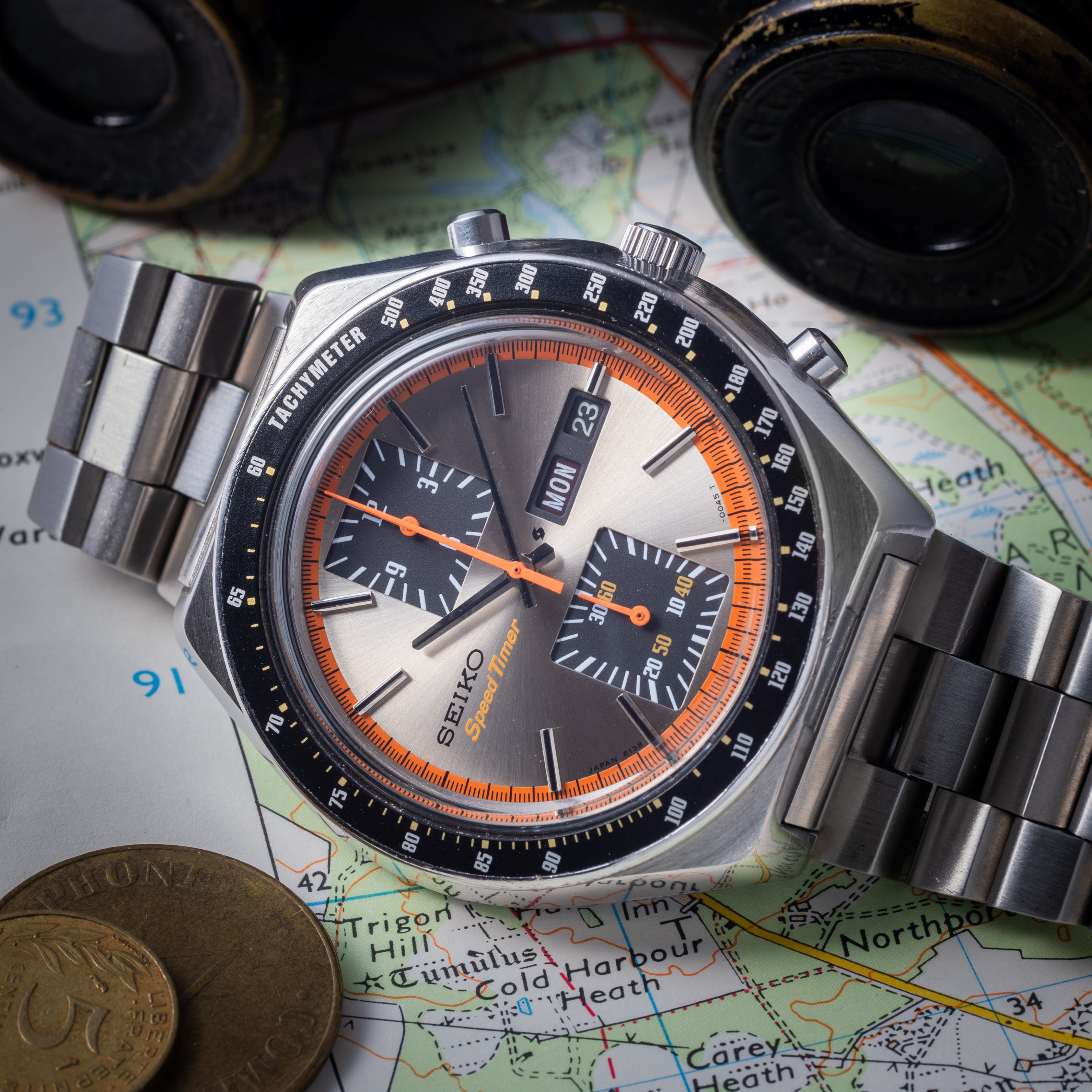 セイコー スピードタイマー 角目 1976年製 クロノグラフ Ref.6138-0030