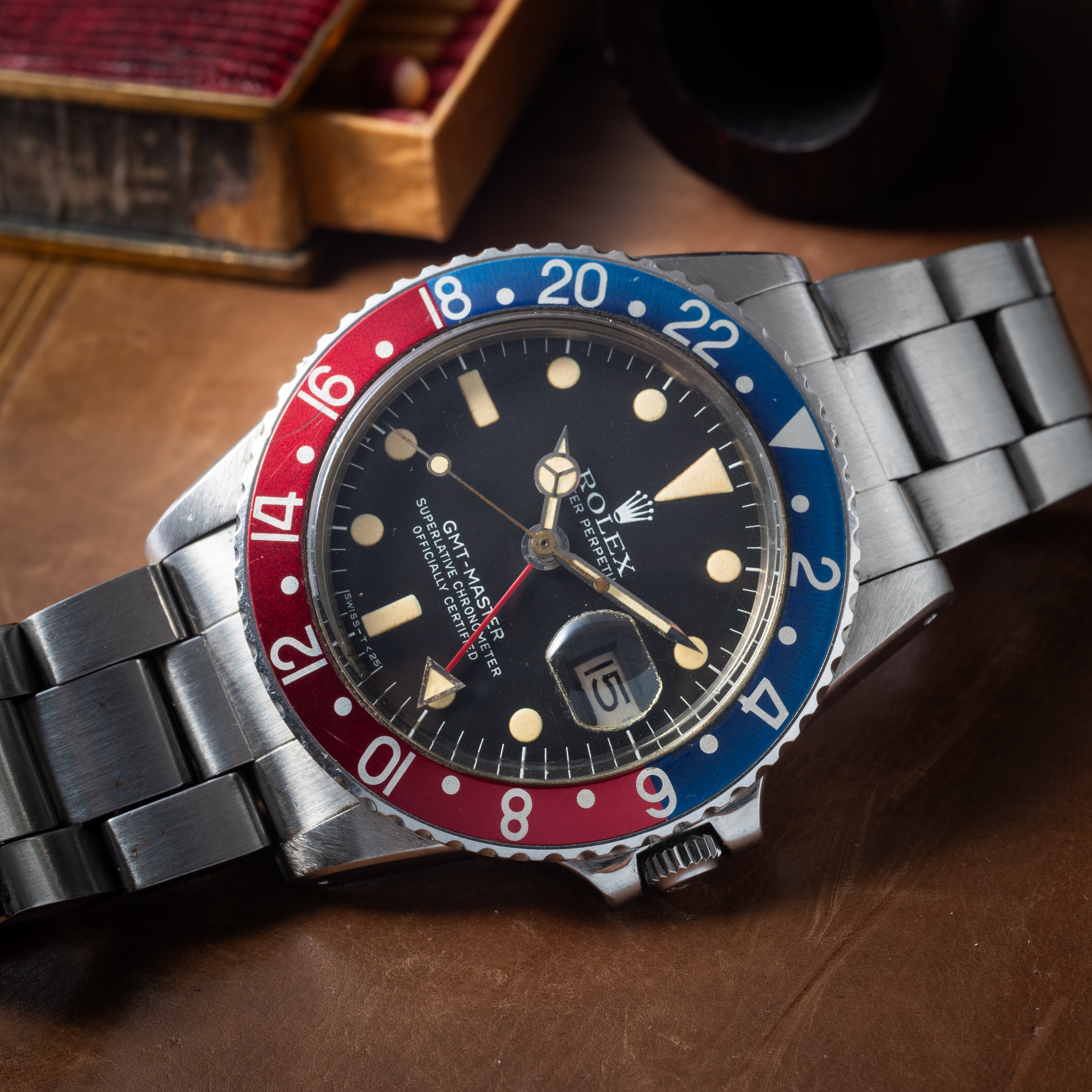 ロレックス GMTマスター マーク4 1978年製 ペプシベゼル Ref.1675