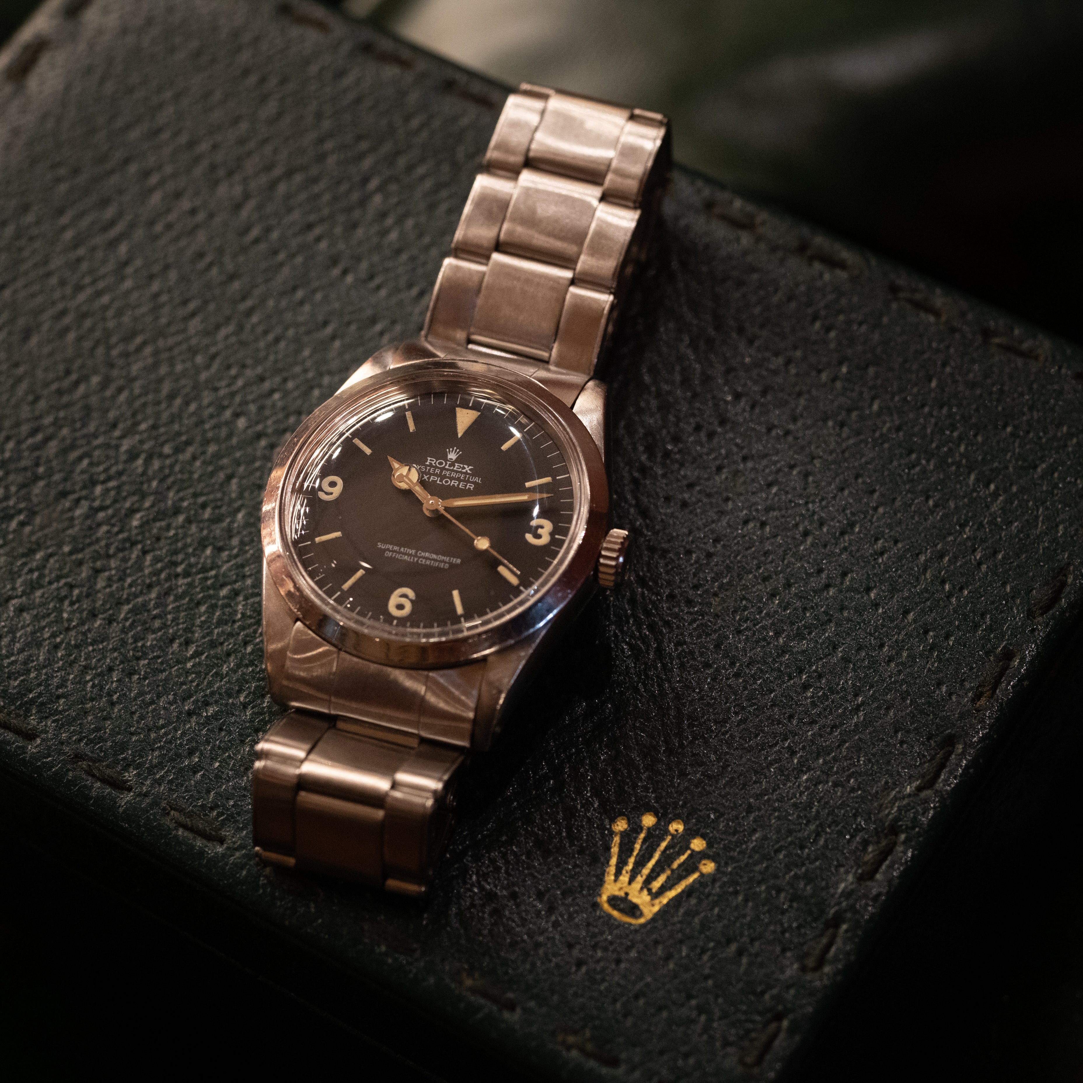 ロレックス エクスプローラー Ⅰ 1967年製 フロッグフット Ref.1016 箱クロノメーター証付き