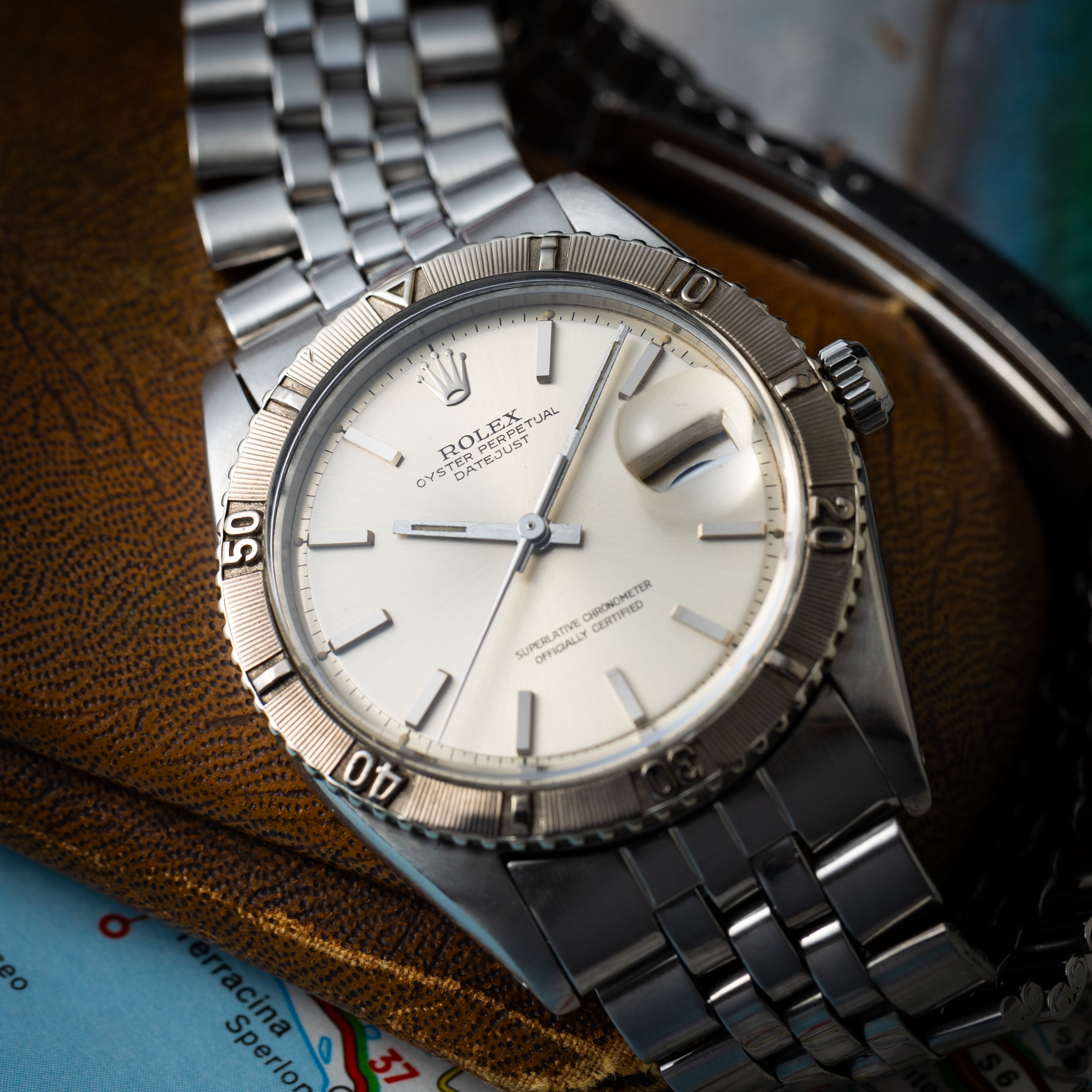 ロレックス サンダーバード 1966年製 Ref.1625 シルバーダイヤル パイロットウォッチ