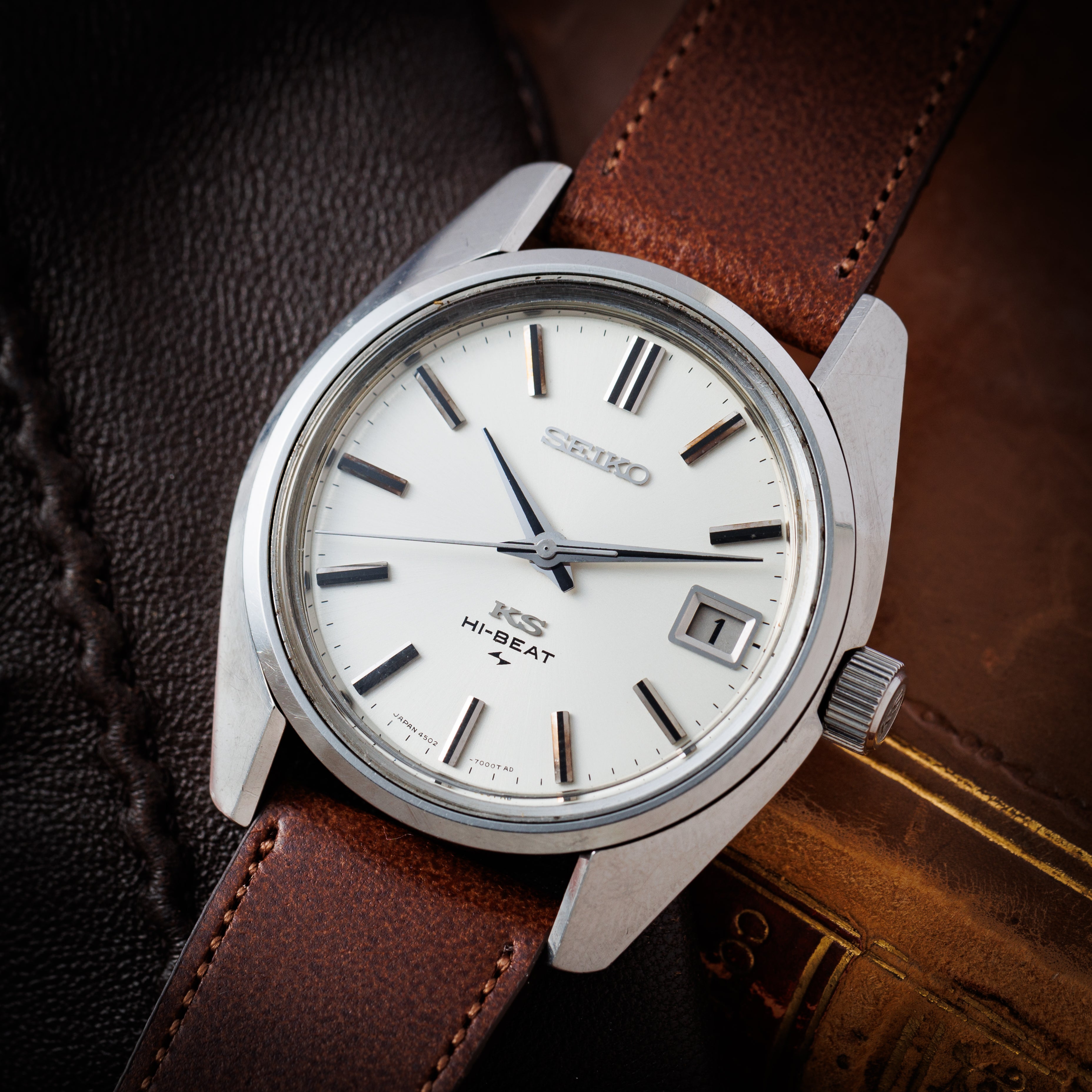 キングセイコー 1973年製 Ref.4502-7001 45KS シルバーダイヤル ハイビート手巻き