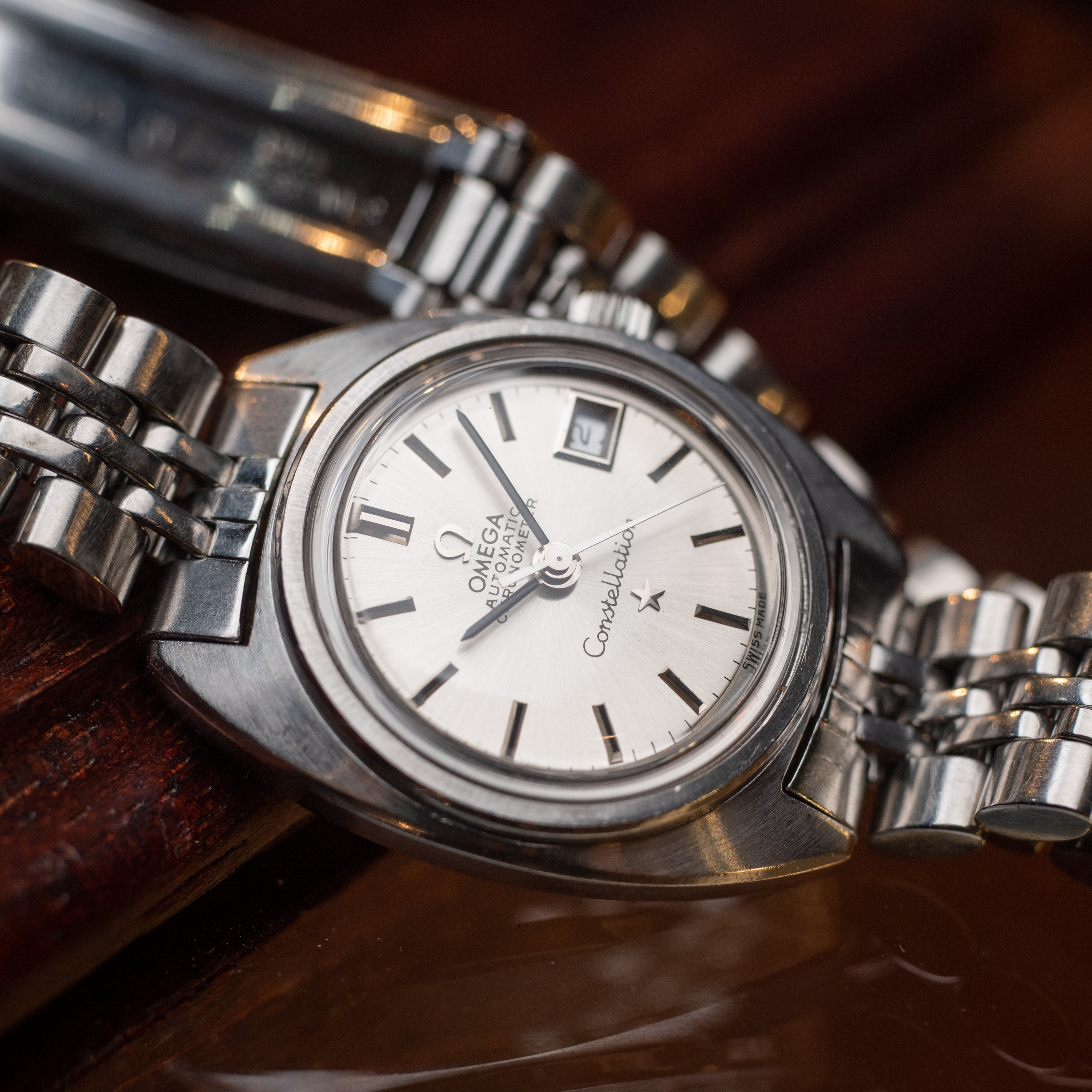 オメガ コンステレーション 1969年製 ジェンタ レディース ブレス付き