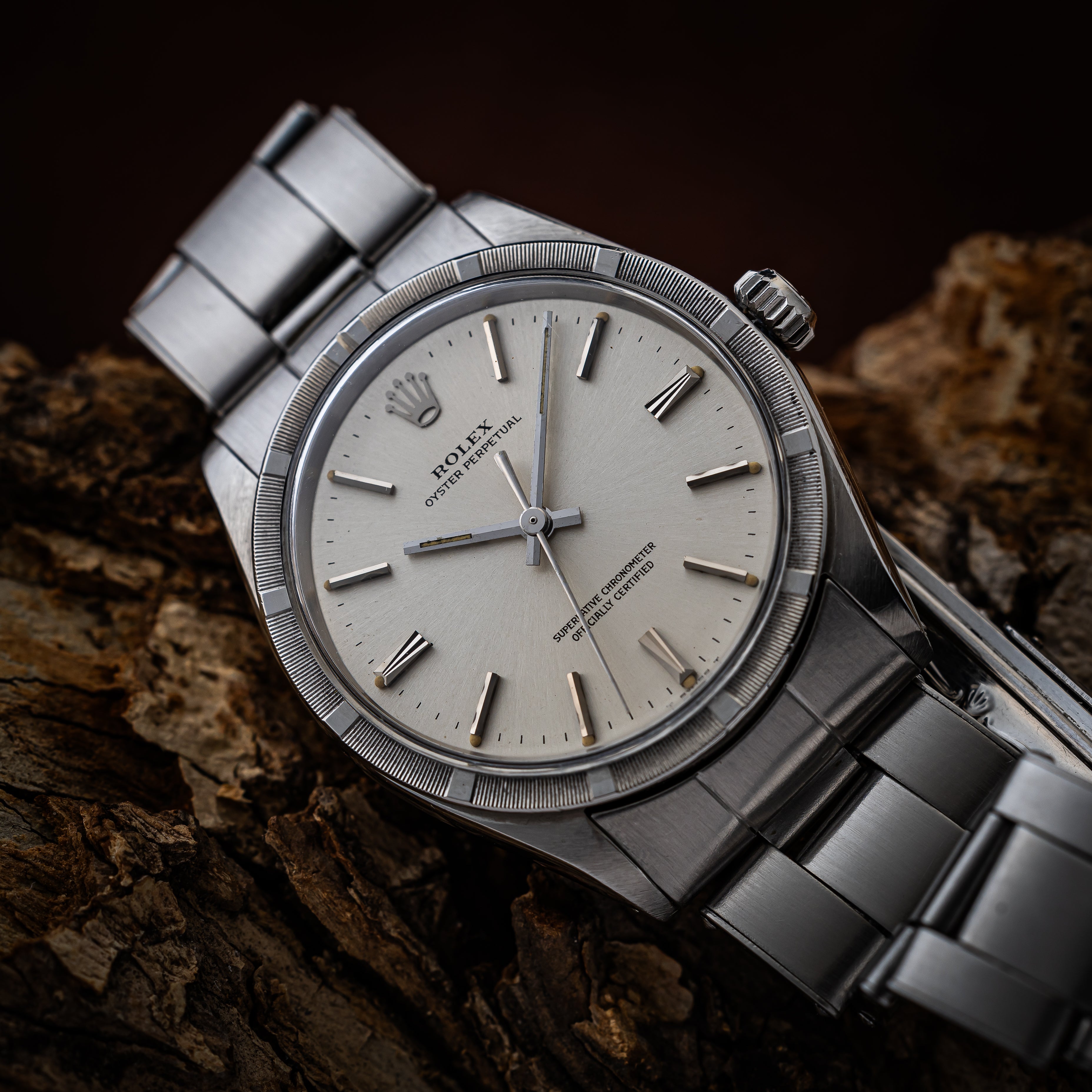 ロレックス オイスターパーペチュアル 1967年製 Ref.1007 リベットブレス付き