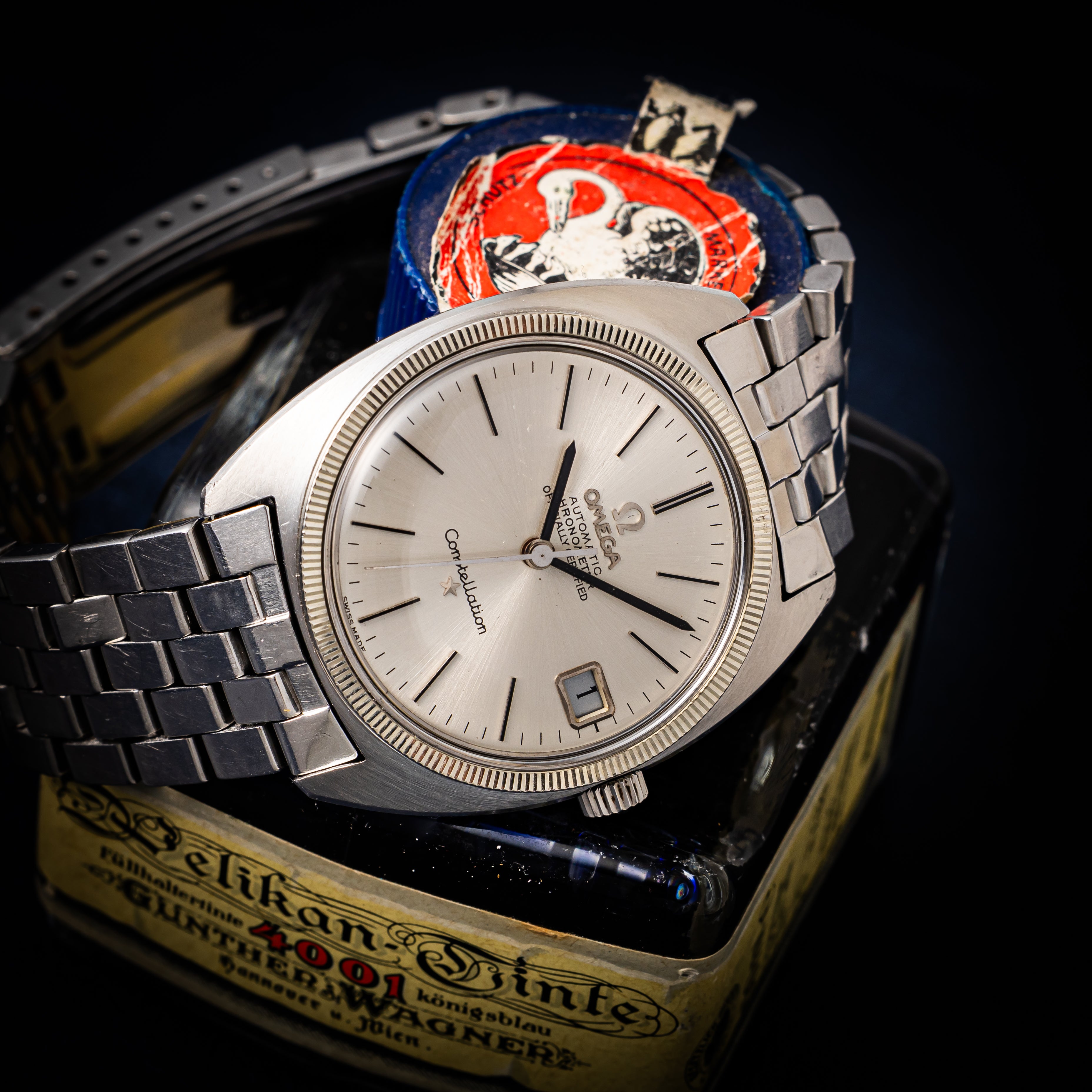 オメガ コンステレーション 1969年製 クロノメーター ジェンタ 前期 コインエッジベゼル ブレス付き