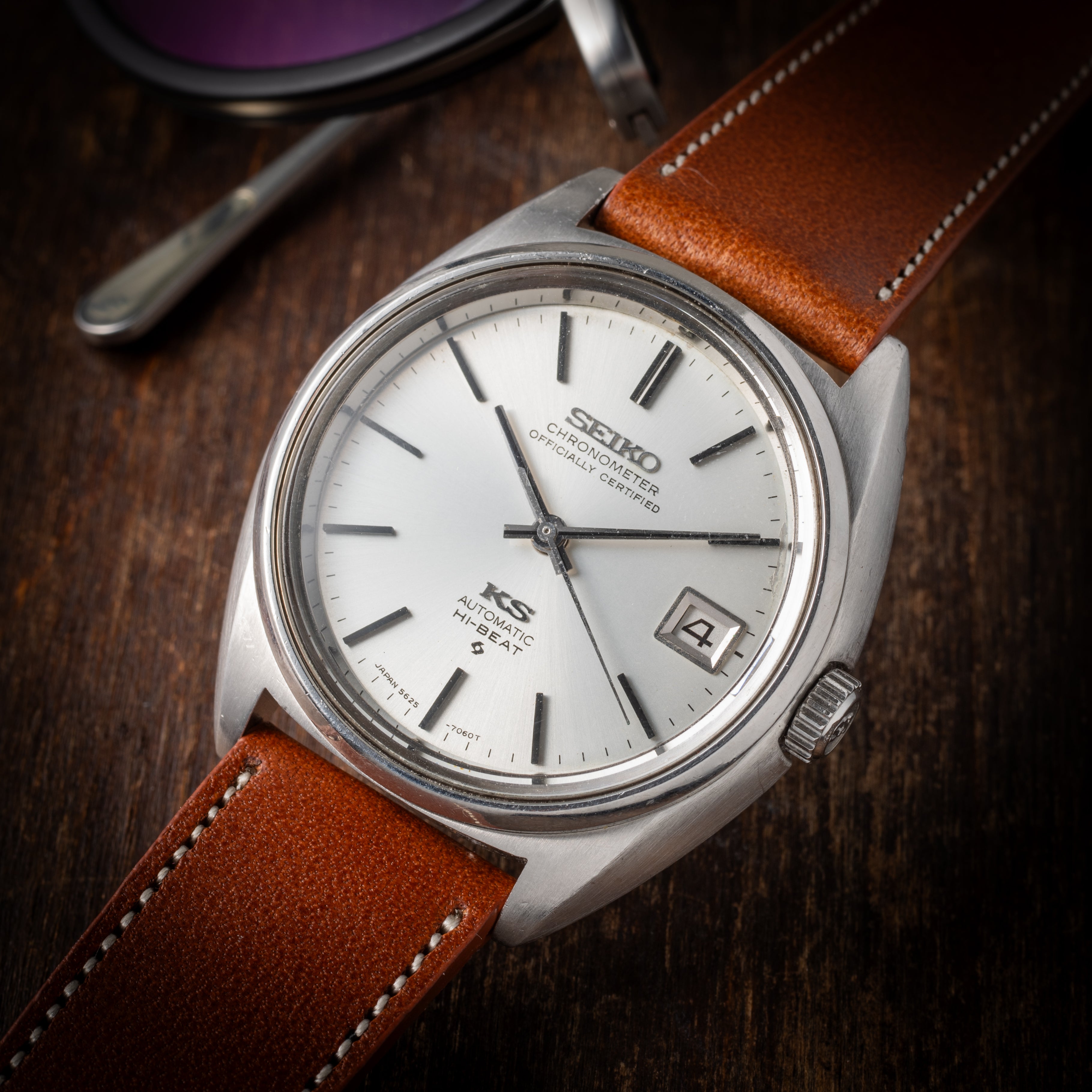 キングセイコー クロノメーター ハイビート 1972年製 Ref.5625-7060 ワンピースケース