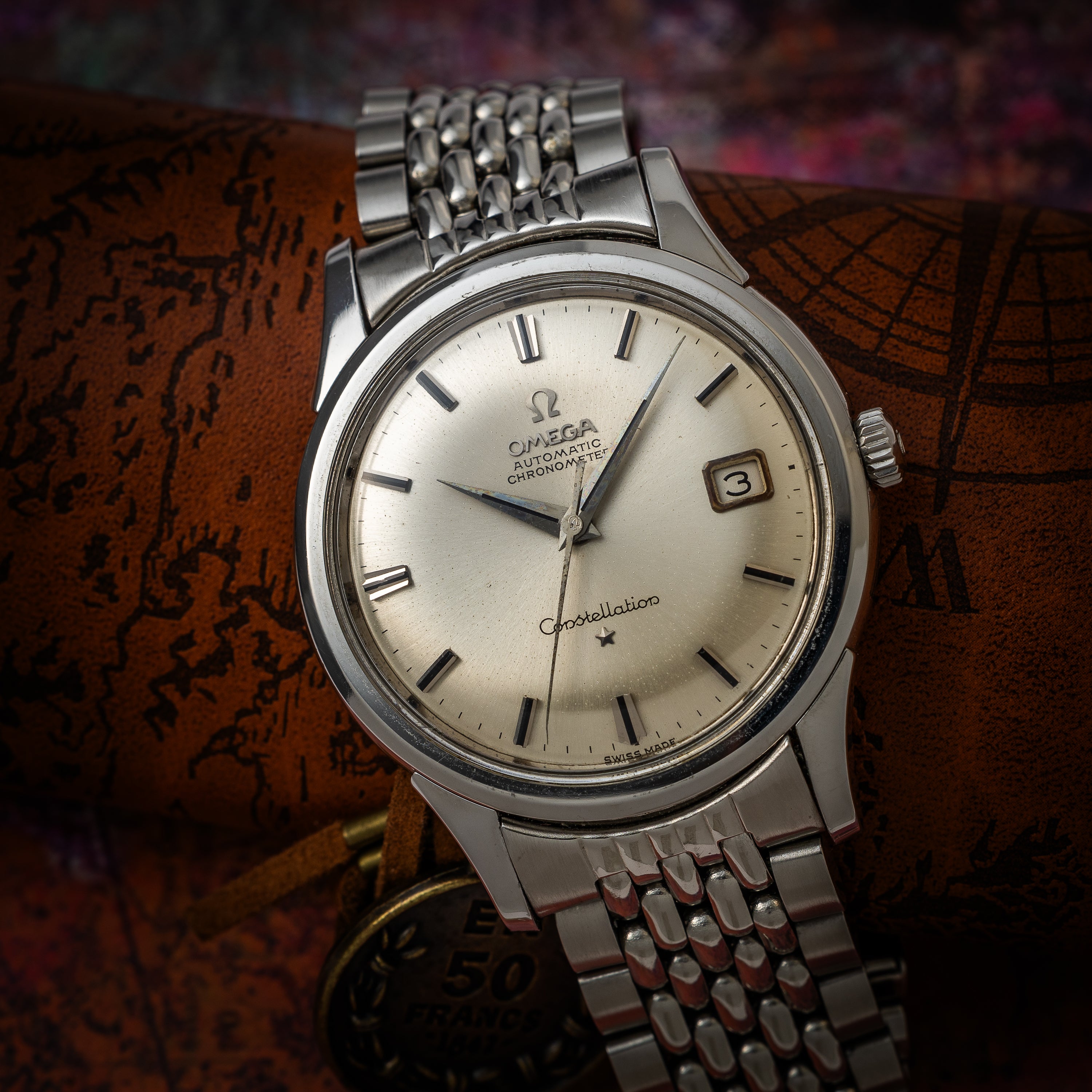 オメガ コンステレーション 1968年製 Ref.168.001 ビッグケース 金張り