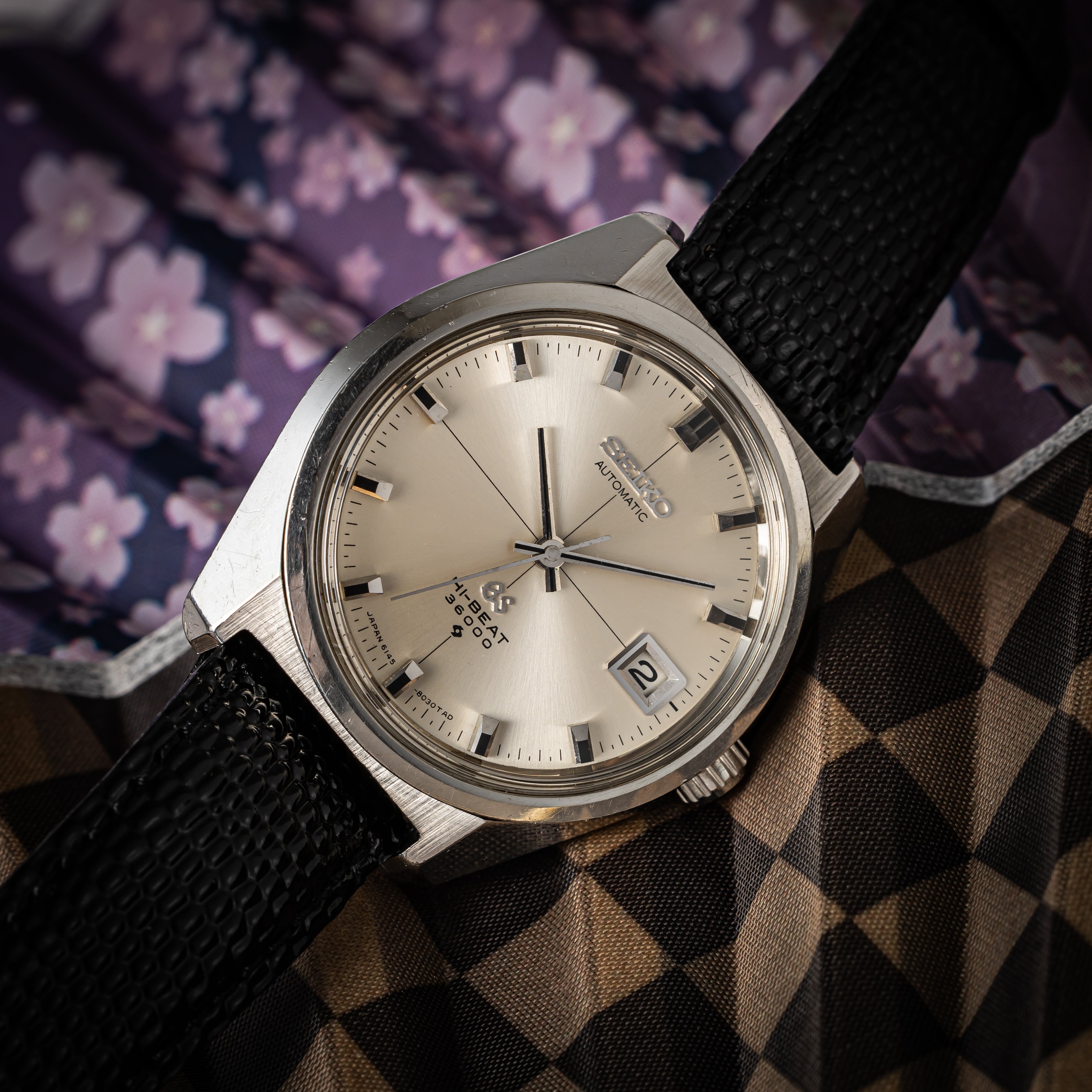 グランドセイコー ハイビート 36000 1969年製 Ref.6145-8000 61GS クロスライン