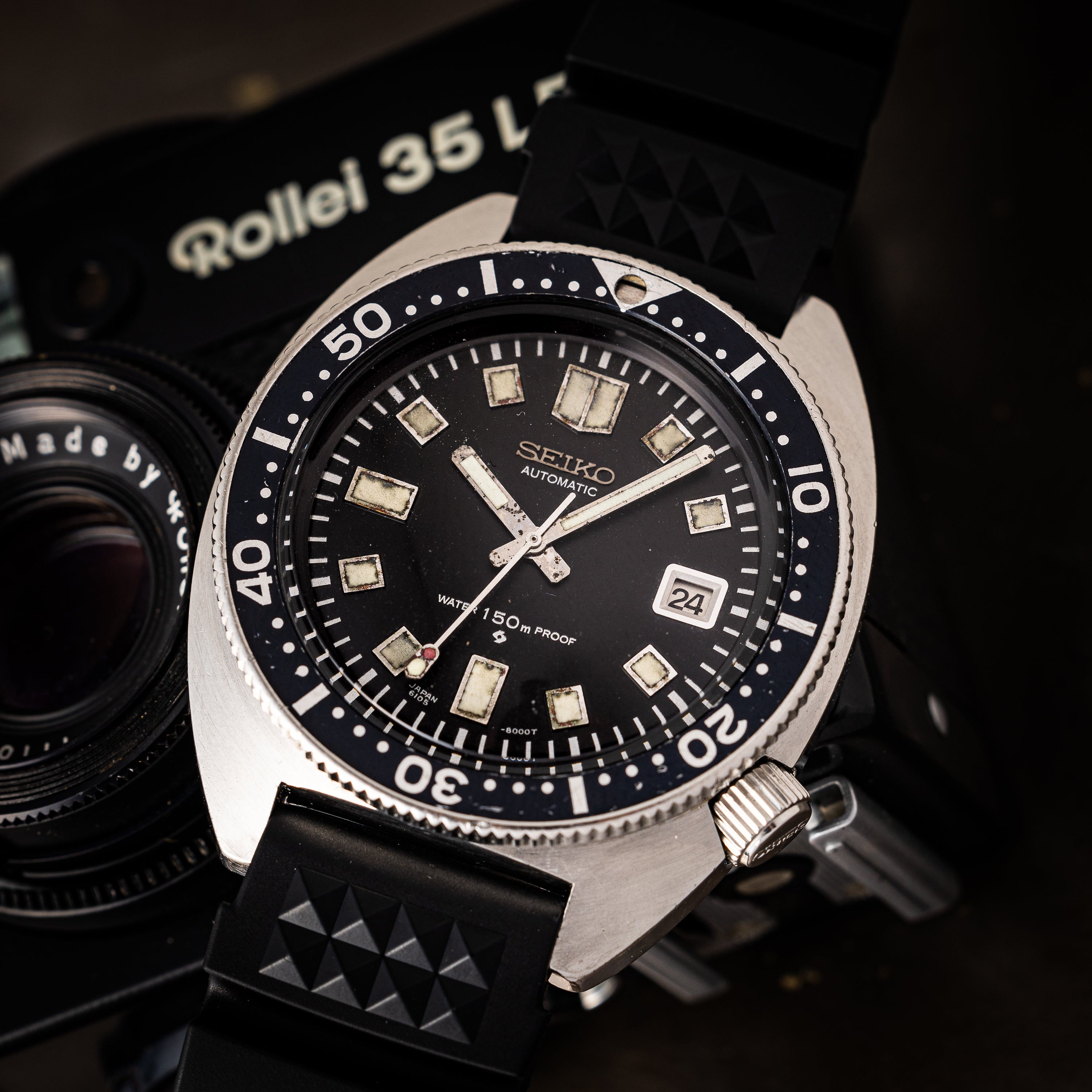 セイコー 150mダイバーセカンドモデル前期型 1969年製 Ref.6105-8000