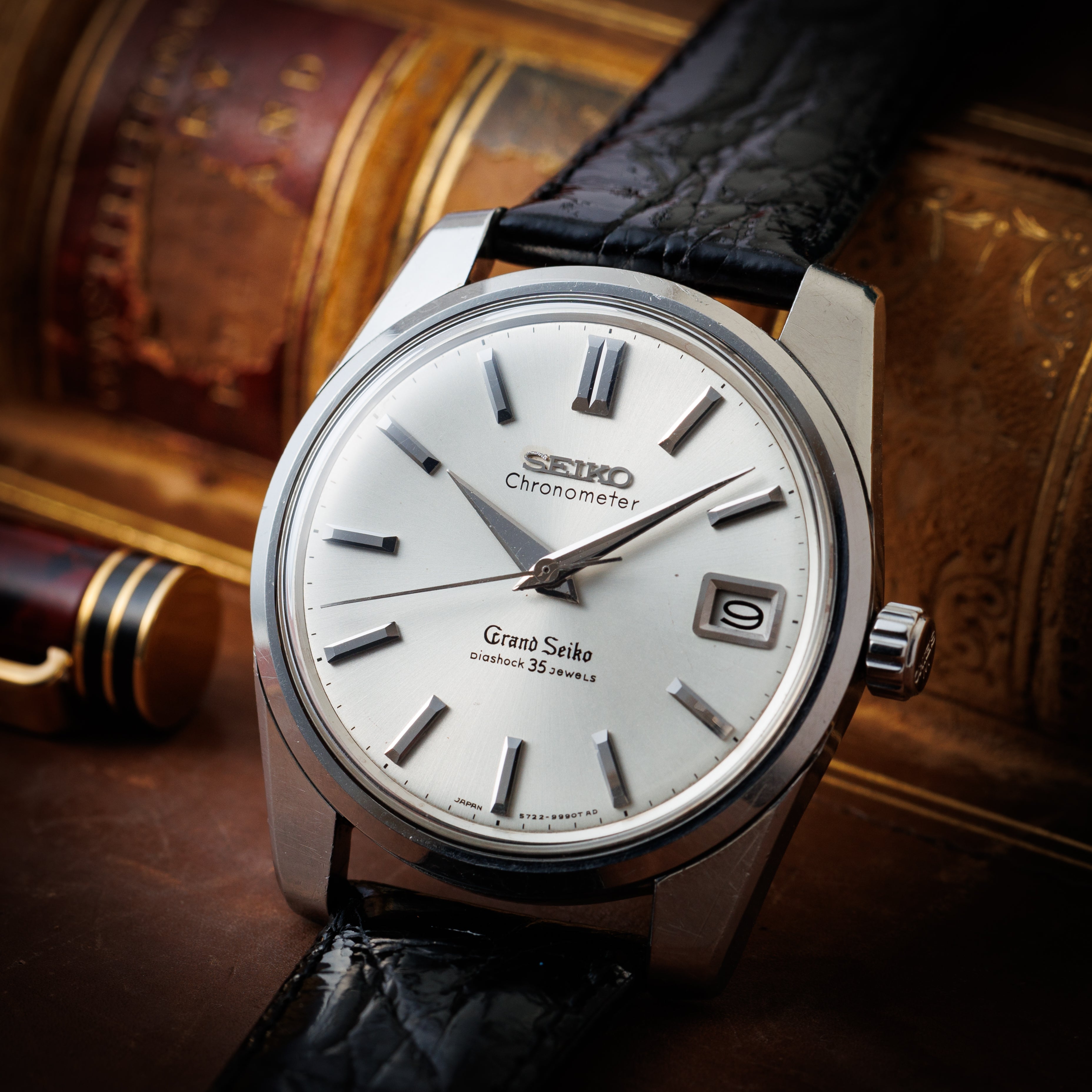 グランドセイコー セルフデーター 2nd前期 1965年製 Ref.5722-9990 57GS クロノメーター 獅子メダル