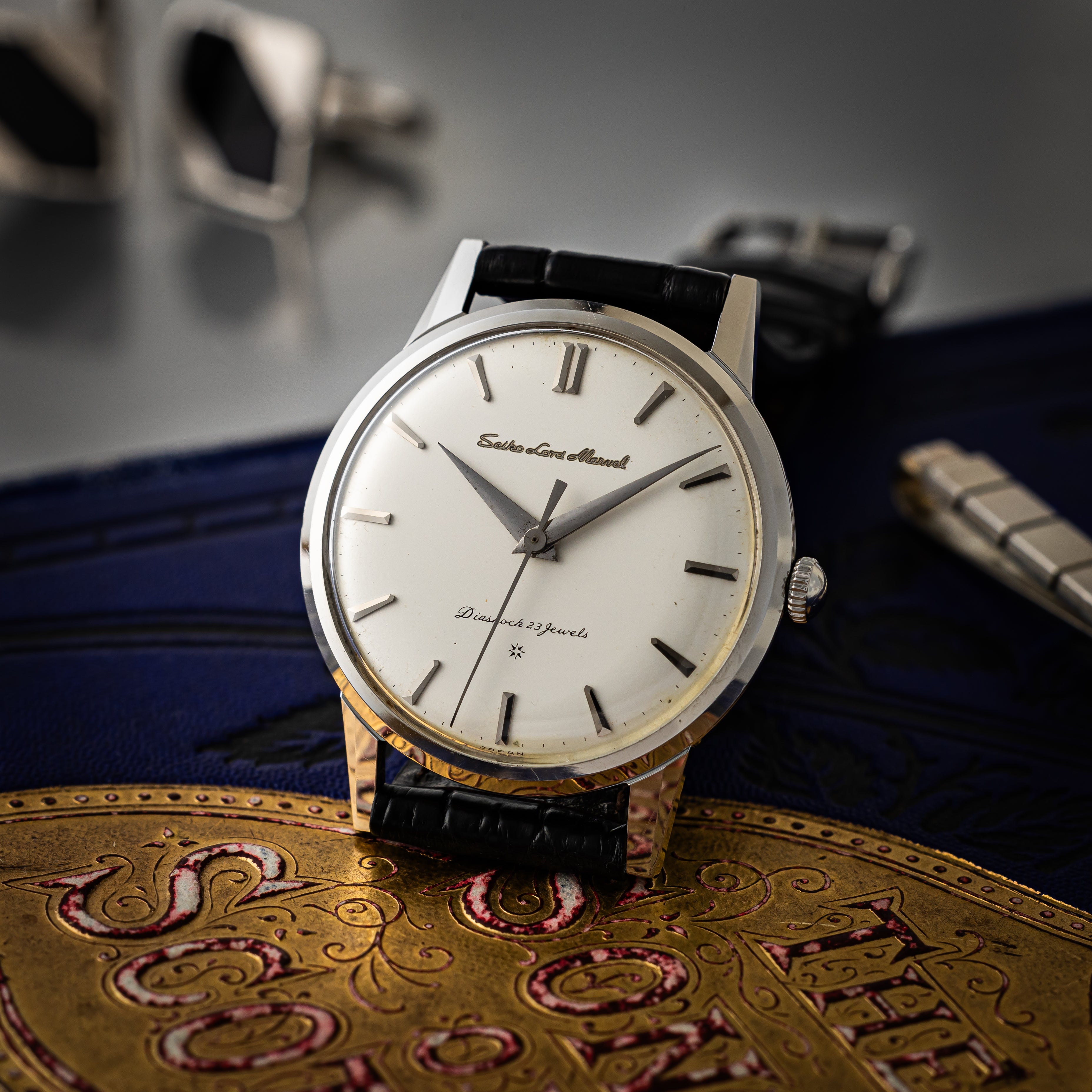 セイコー ロードマーベル 1959年製 手巻き Ref.14056 彫文字ロゴ SDダイヤル