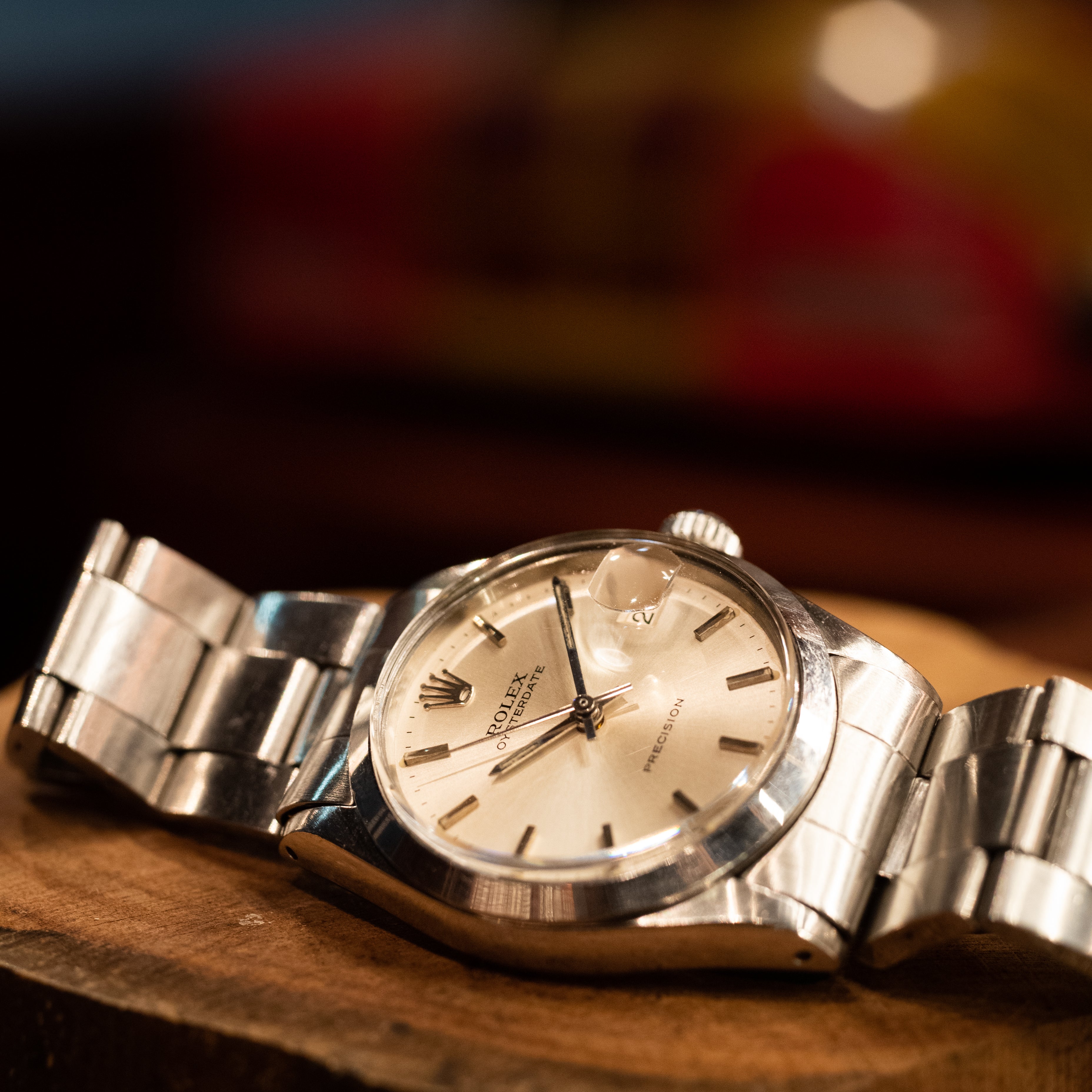 ロレックス 1973年製 オイスターデイト Ref.6466 シルバーダイヤル