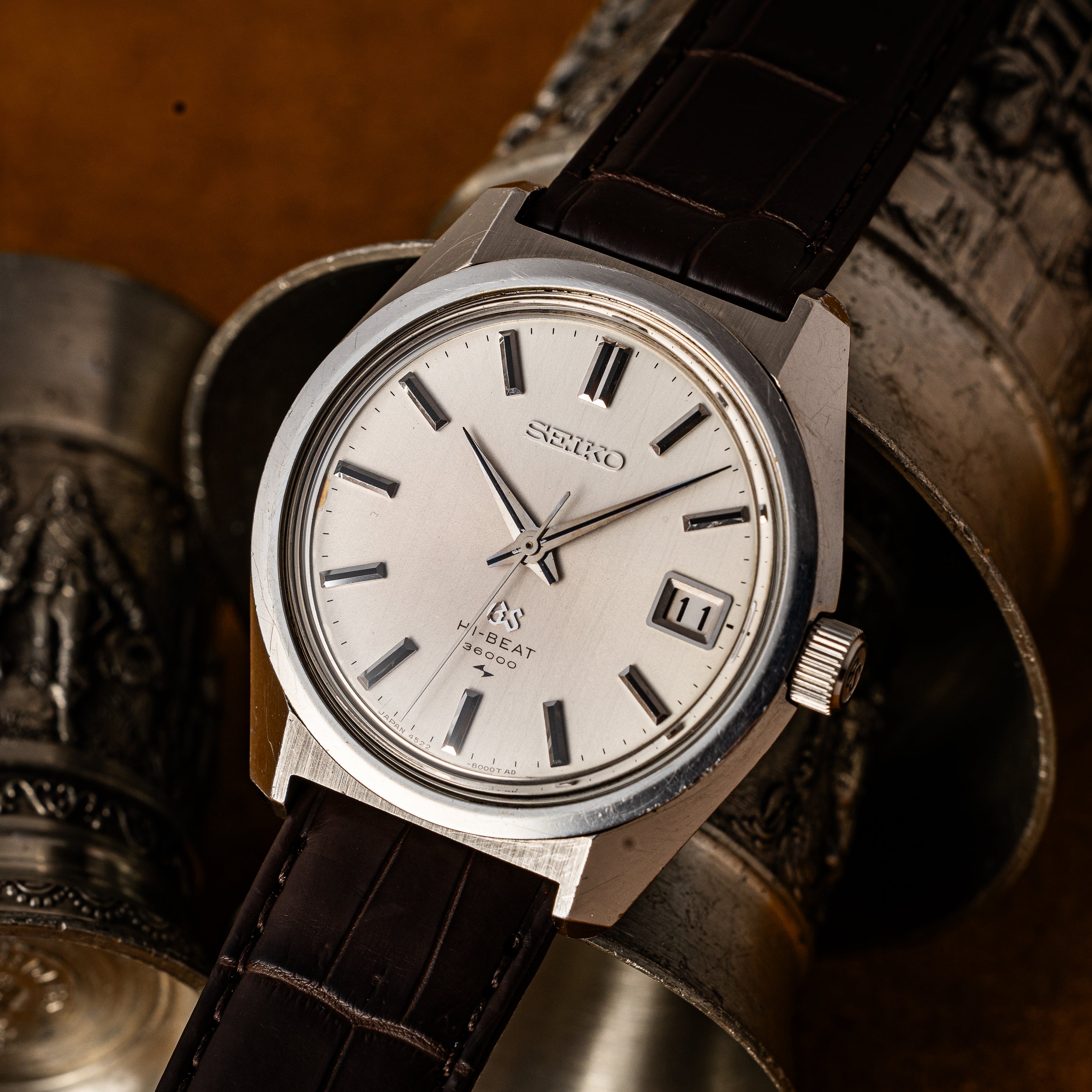 グランドセイコー1968年製 10振動手巻き 45GS Ref.4522-8000 ハイビート セイコースタイルケース