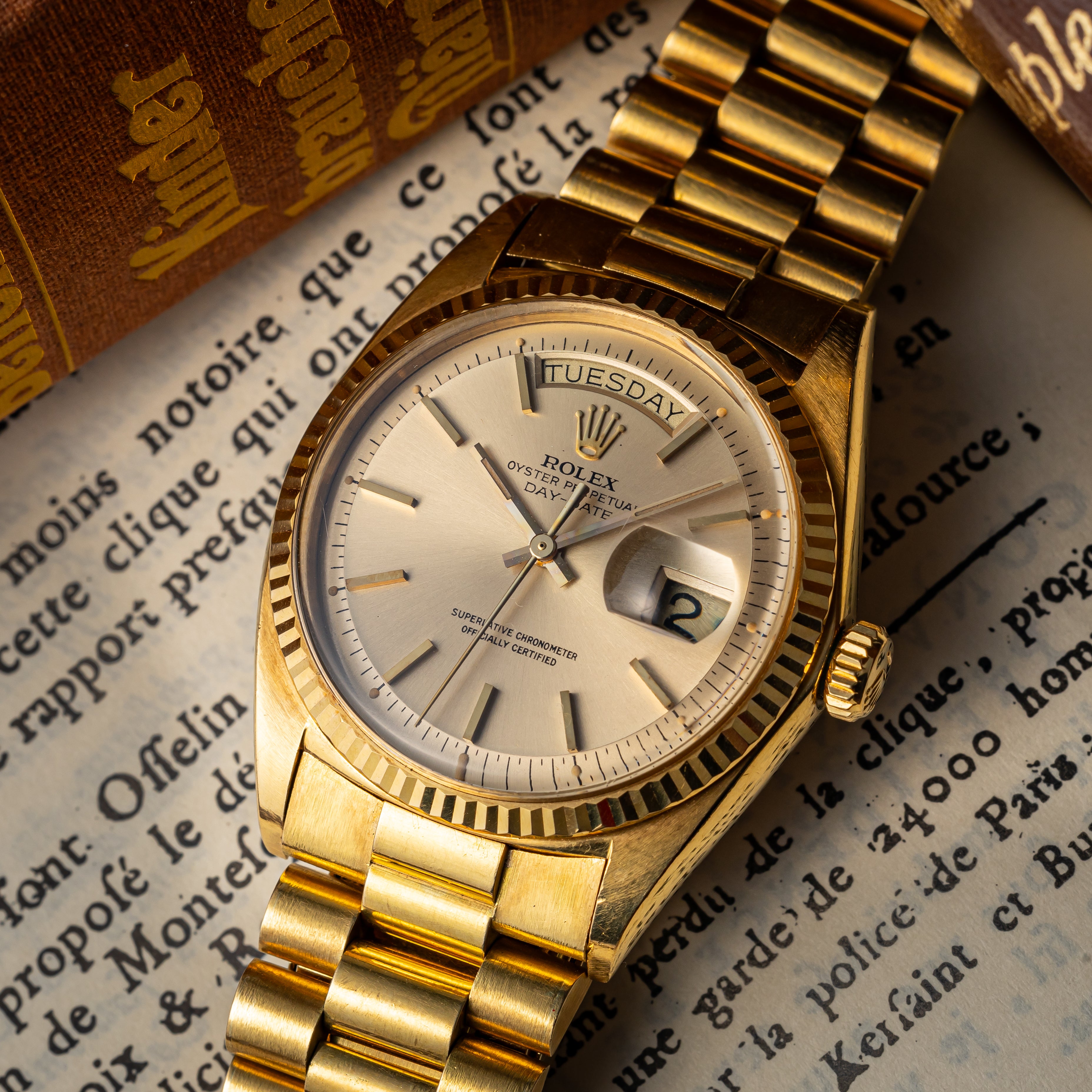 ロレックス デイデイト 1972年製 18金イエローゴールド Ref.1803 シャンパンゴールドダイヤル