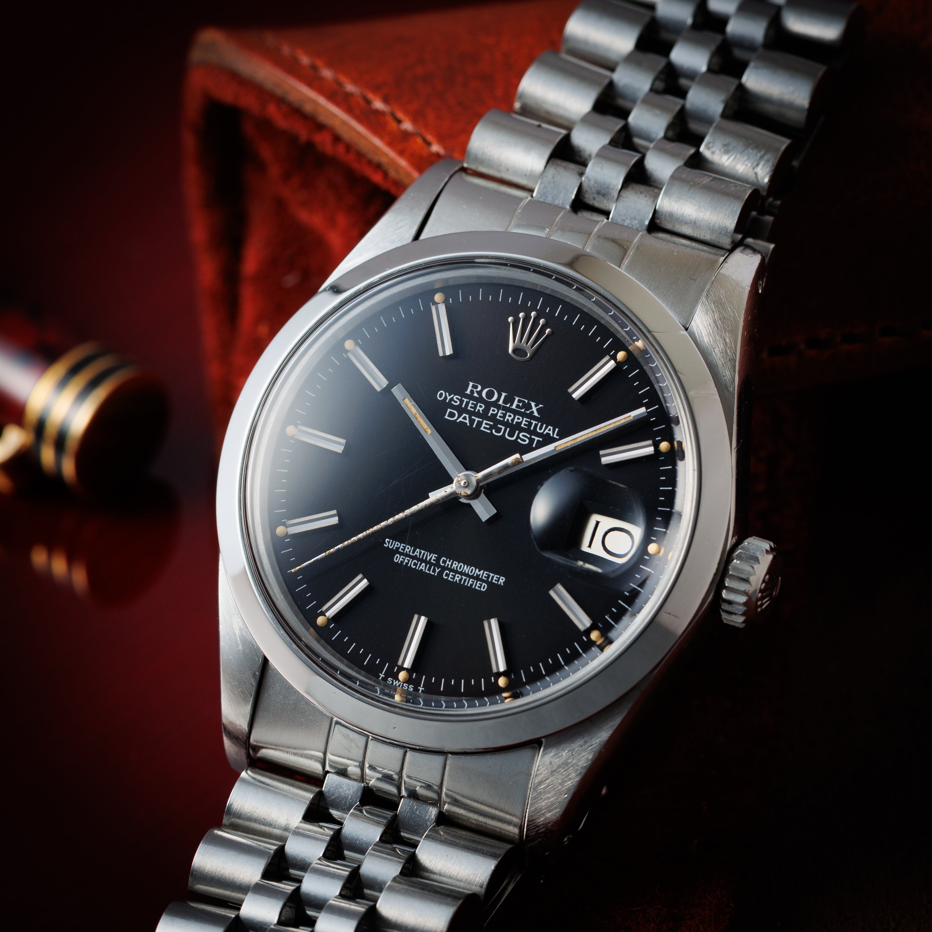 ロレックス デイトジャスト 1981年製 Ref.16000 ブラックダイヤル