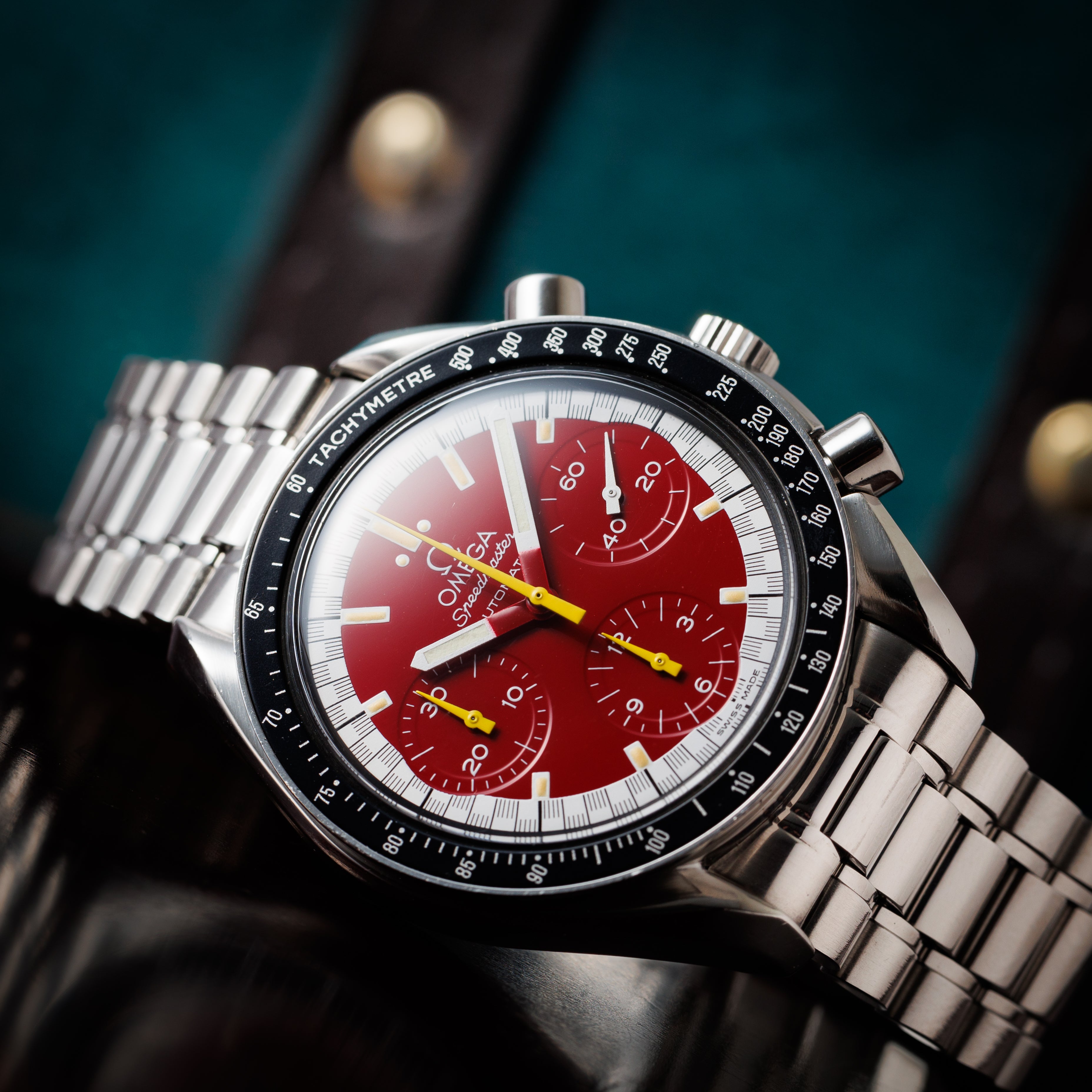 オメガ スピードマスター レーシング シューマッハ 1996~1997年製 Ref.3510.81 レッドダイヤル