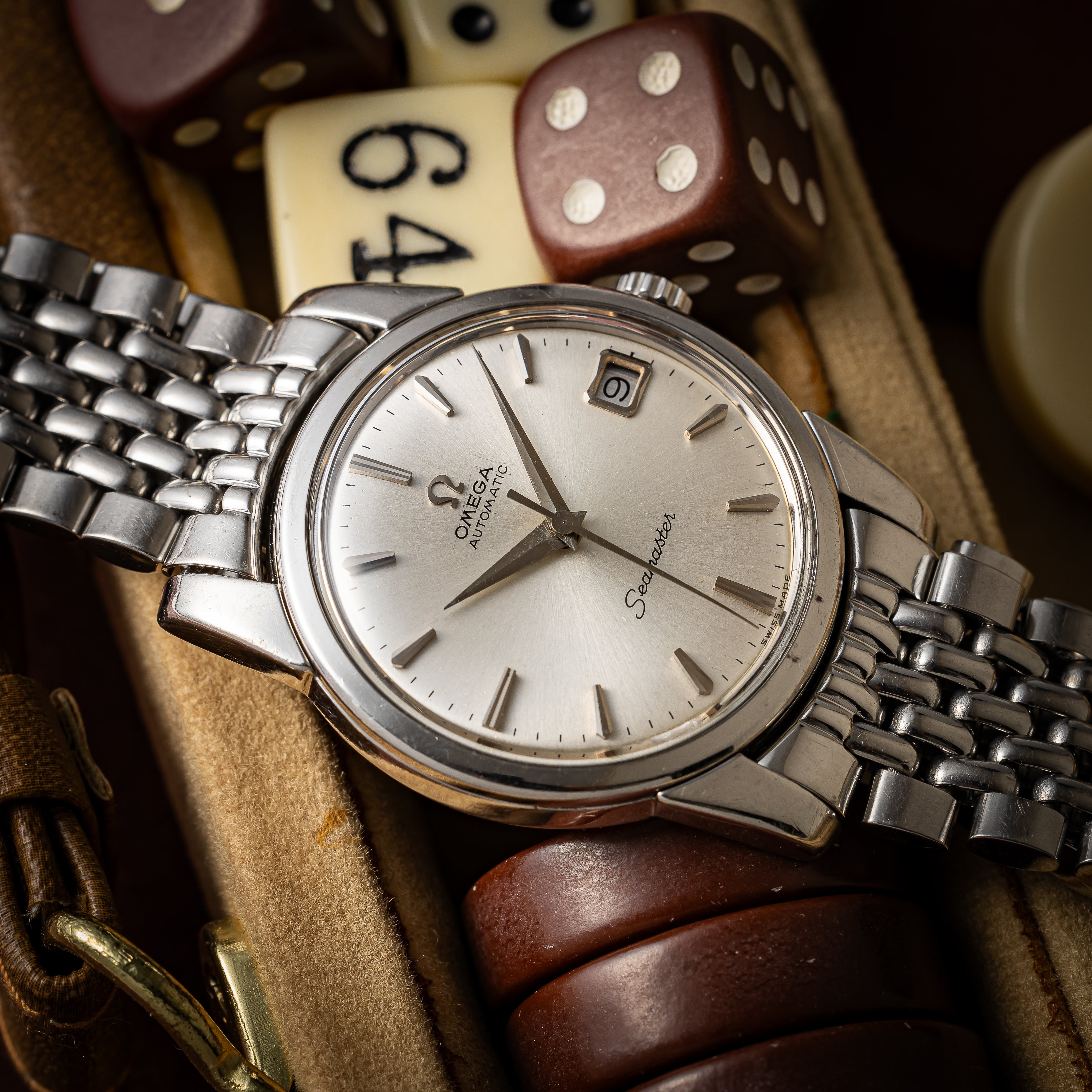 オメガ シーマスター 1962年製 Ref.14762SC61 シルバーダイヤル ブレス付き