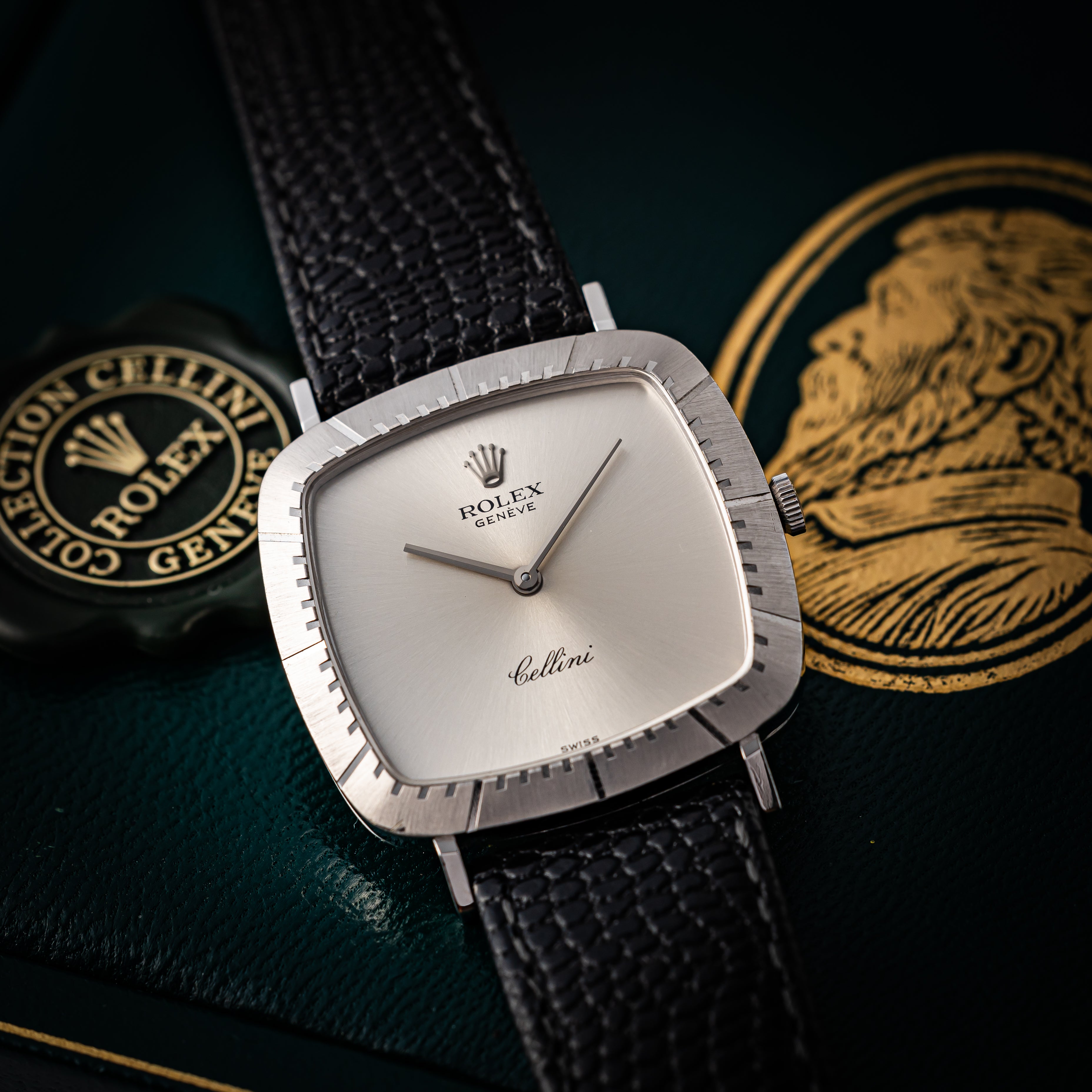 ロレックス チェリーニ 1976年～1977年製 Ref.4084 18金ホワイトゴールド 箱、ギャラ、修理明細、タグ付き