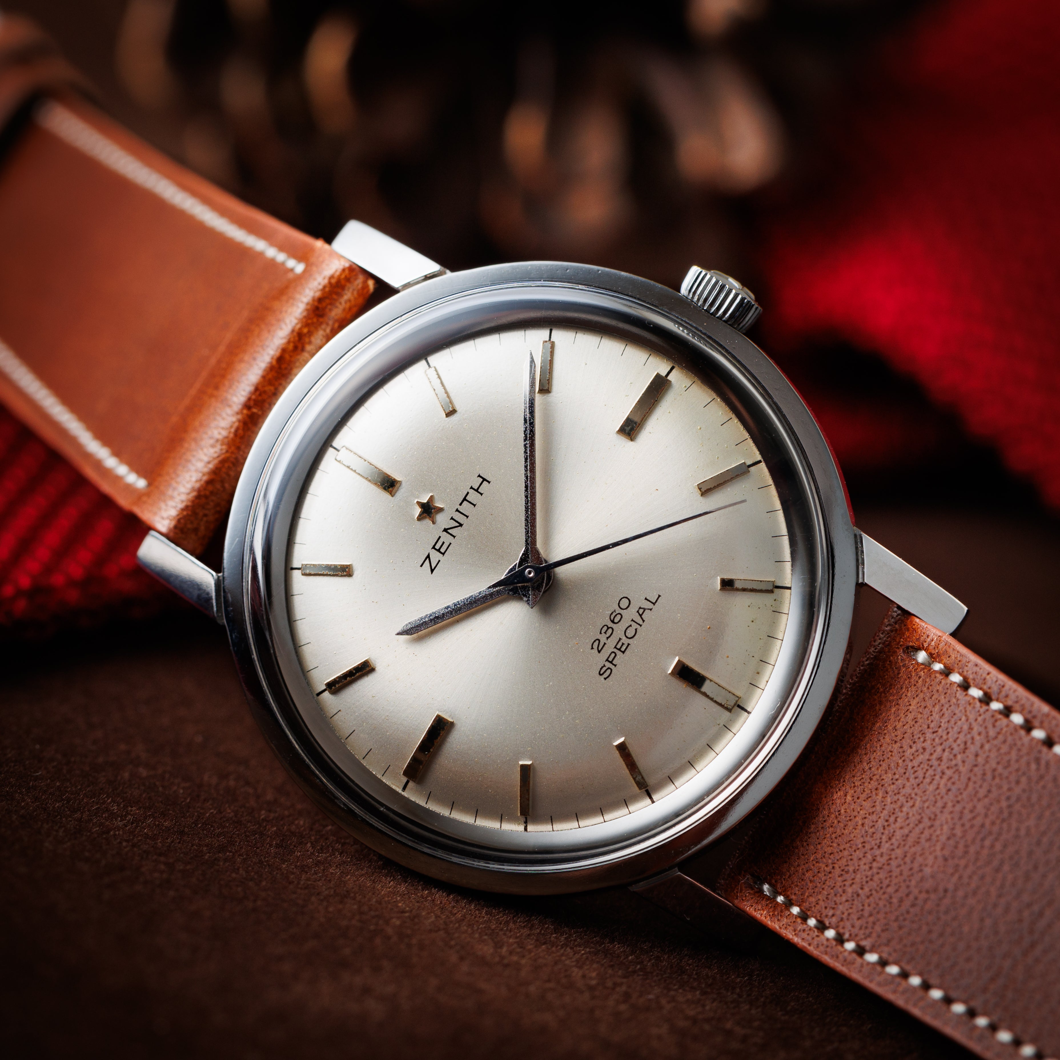 ゼニス 2360スペシャル 1960年代製 手巻き Cal.2542 スクリューバック ノンデイト