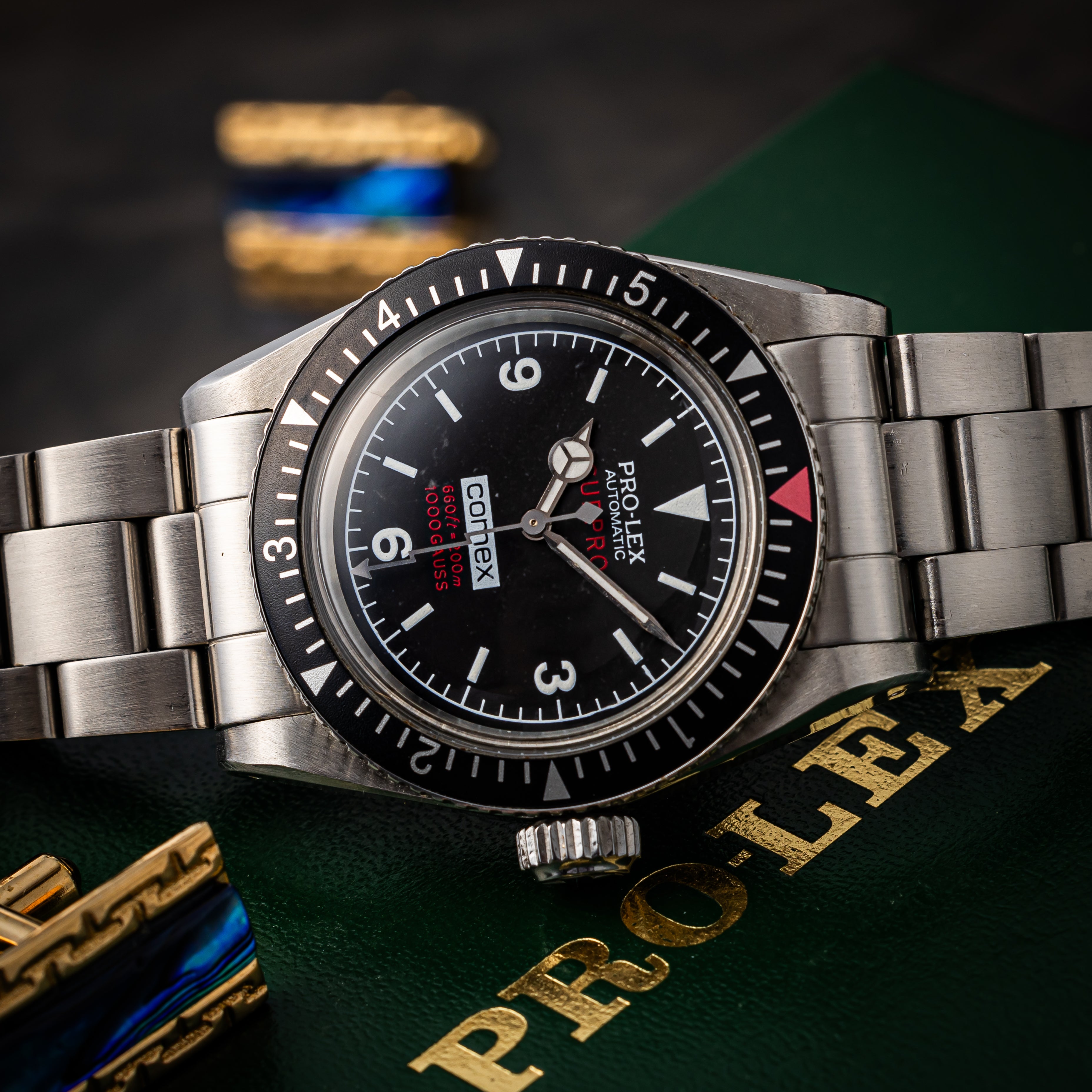 プロレックス サブプロ コメックスWネーム 1999年製 箱、ギャラ付き