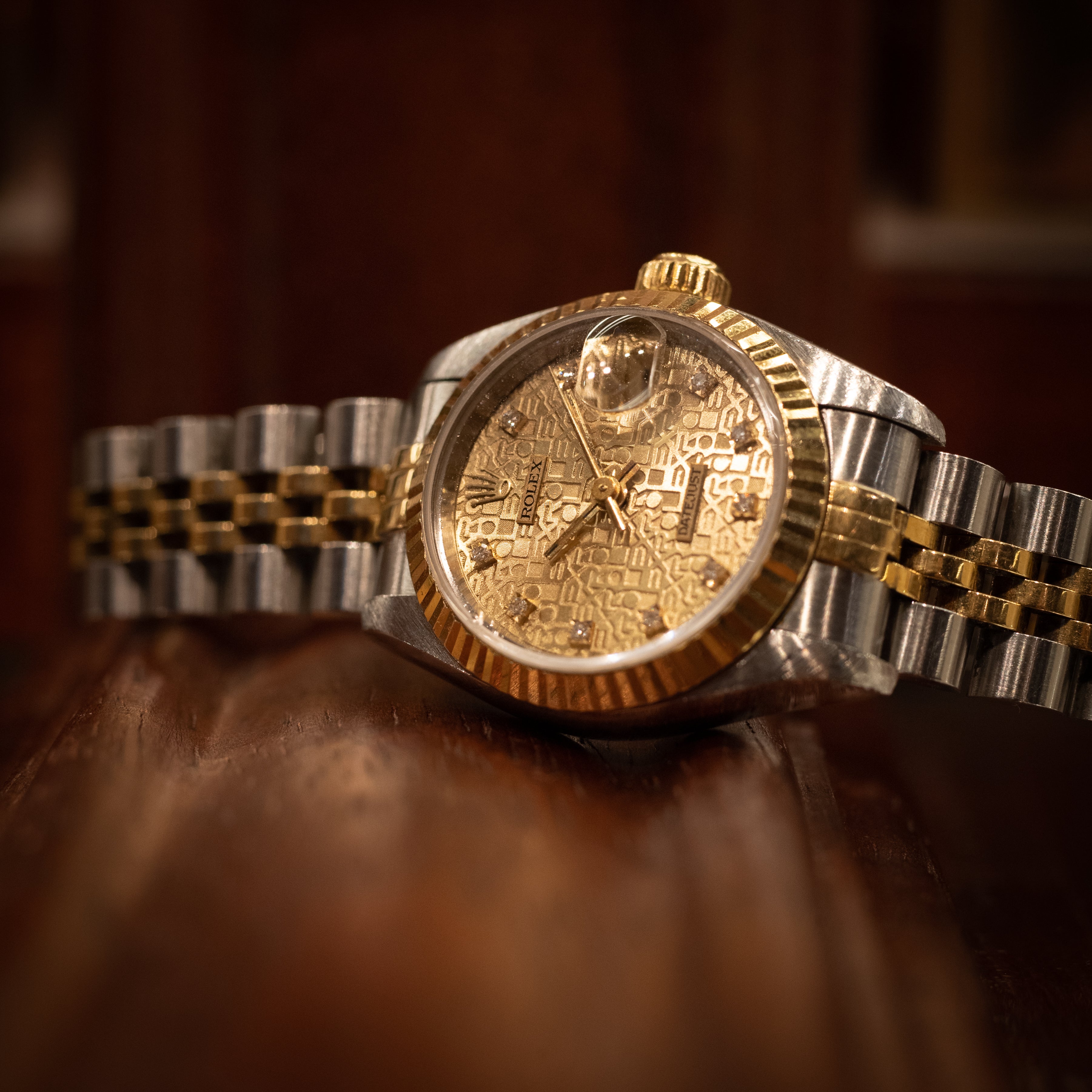 ロレックス レディース 1993年製 デイトジャスト Ref.69173G コンビ 10P コンピューターダイヤル