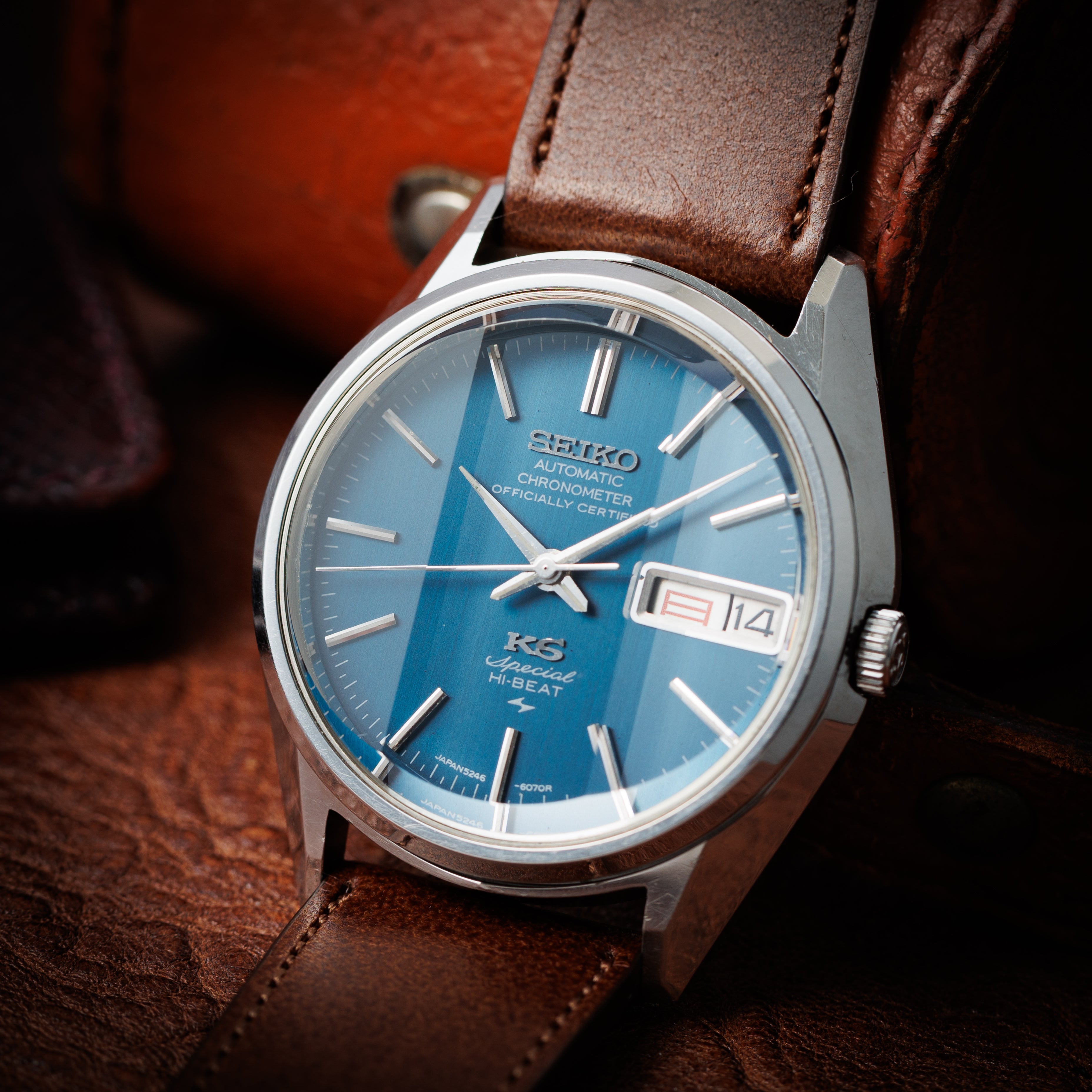 キングセイコー 1972年製 Ref.5246-6060 ブルーダイヤル